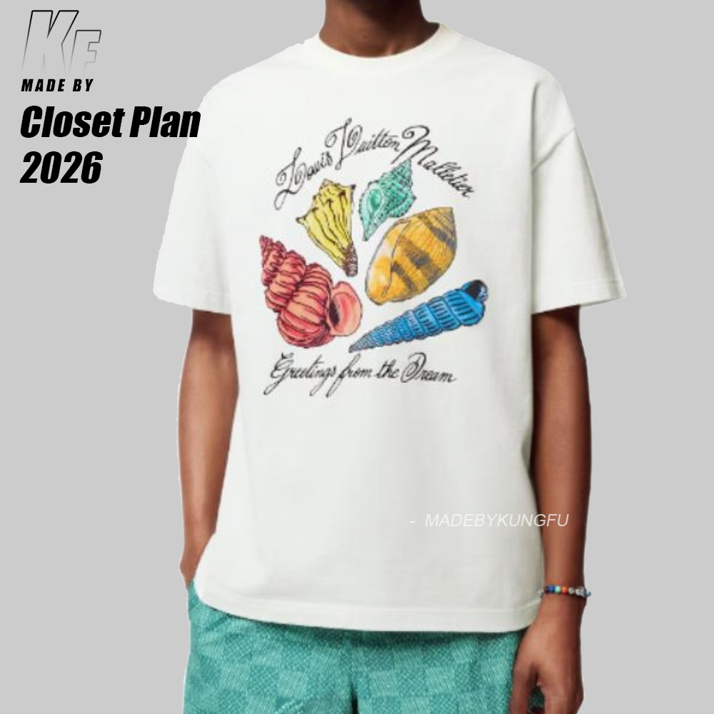 1V Conch Embroidery T-shirt