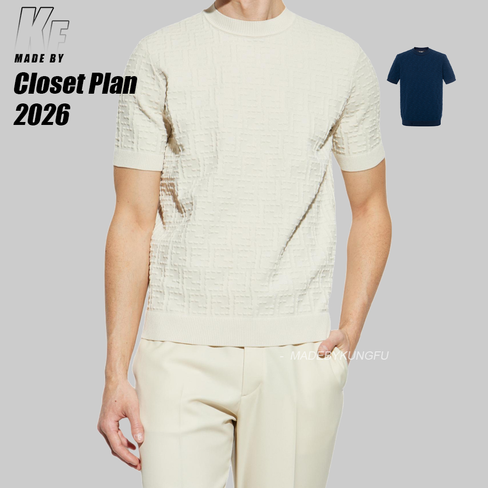 FE jacquard knitting tee