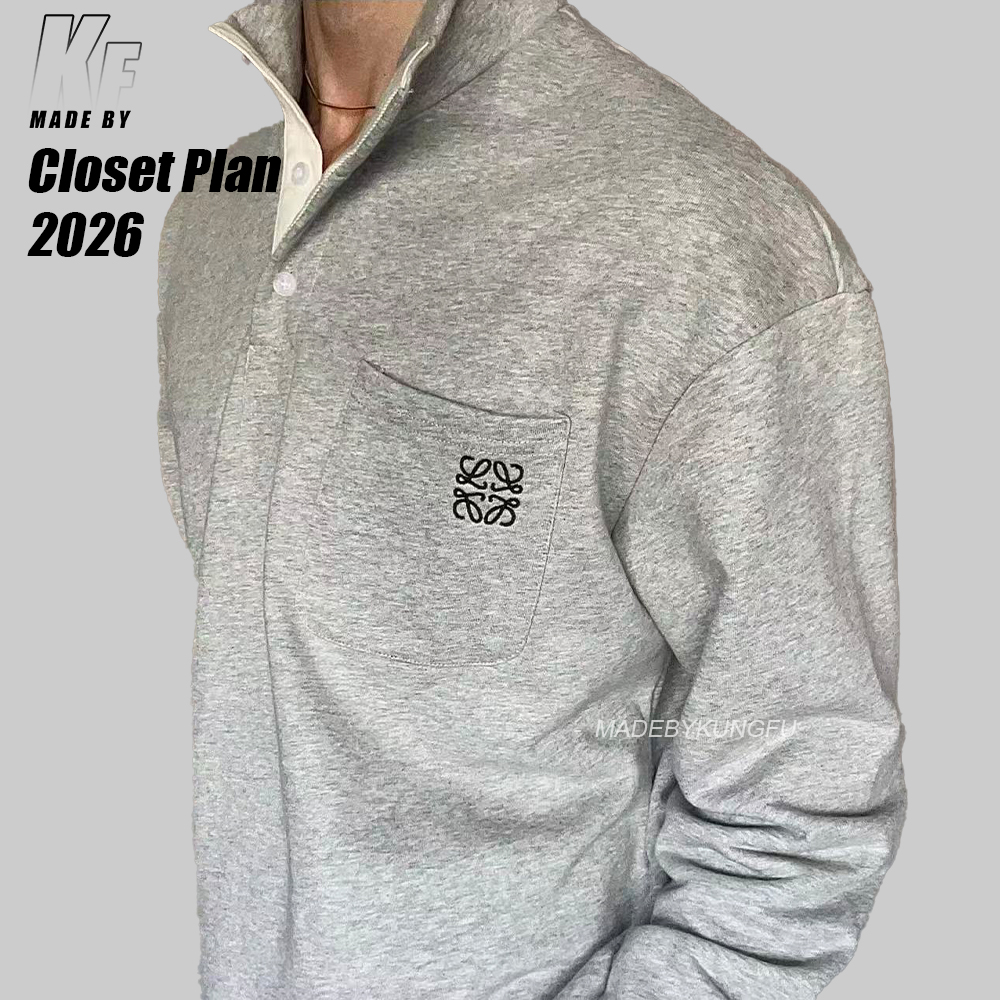 Loe High-neck fleece sweater