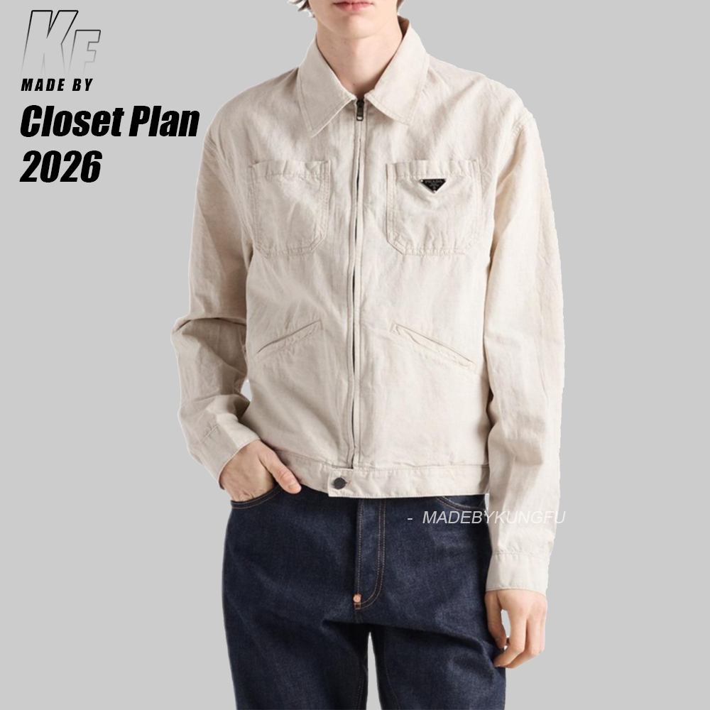 【KF badge】PRA linen jacket
