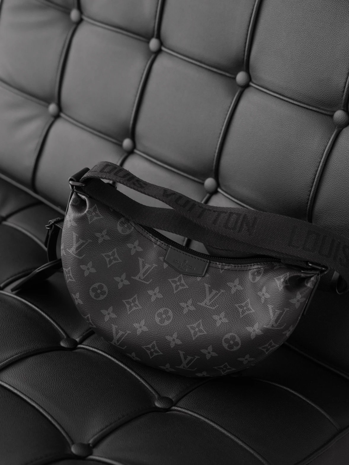 Item ID 8466 Darth Vader Moon Pack Bag-PM- Letter logo zip closure - coated canvas