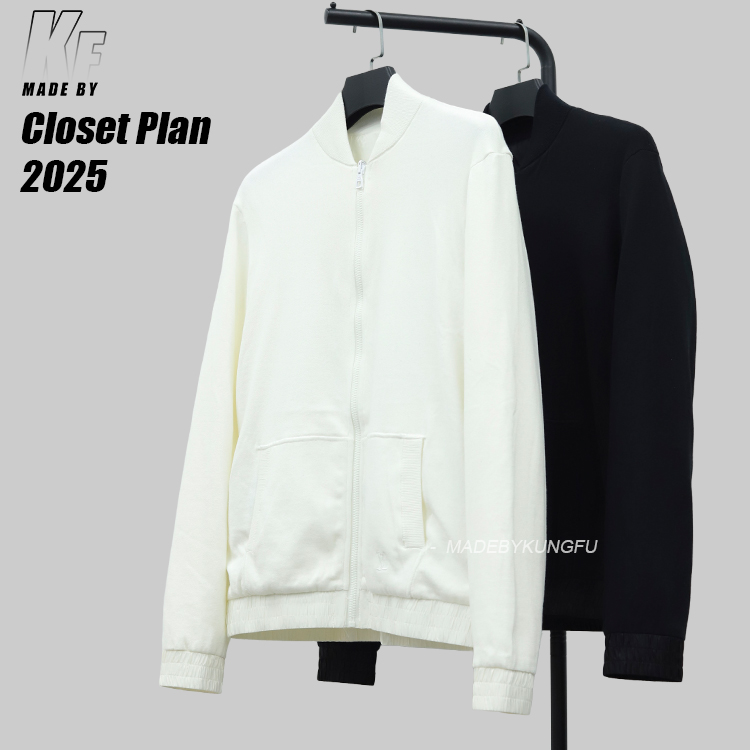 LV两面穿拉链夹克 白色