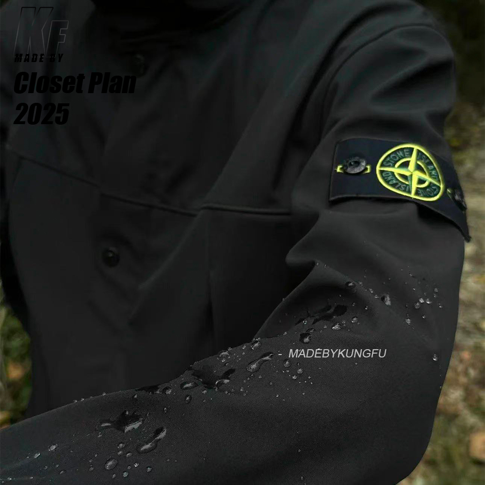 stone island冲锋夹克 黑色