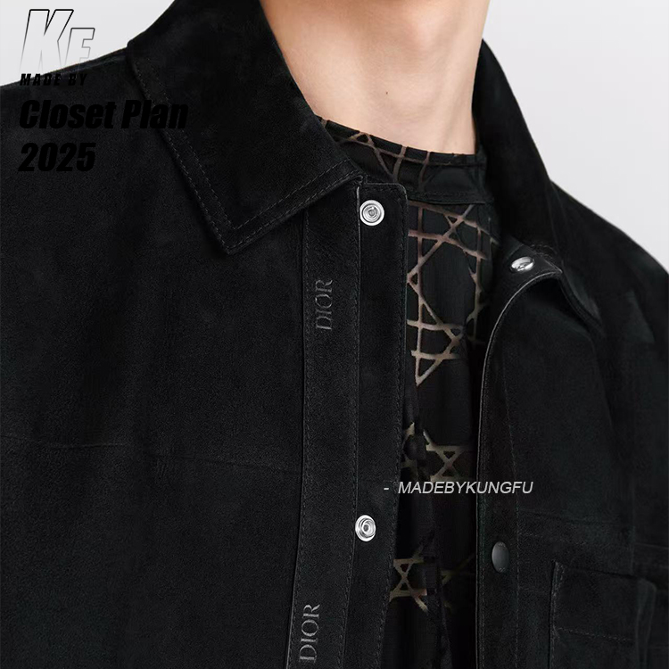 Dior西式扣子夹克 灰色