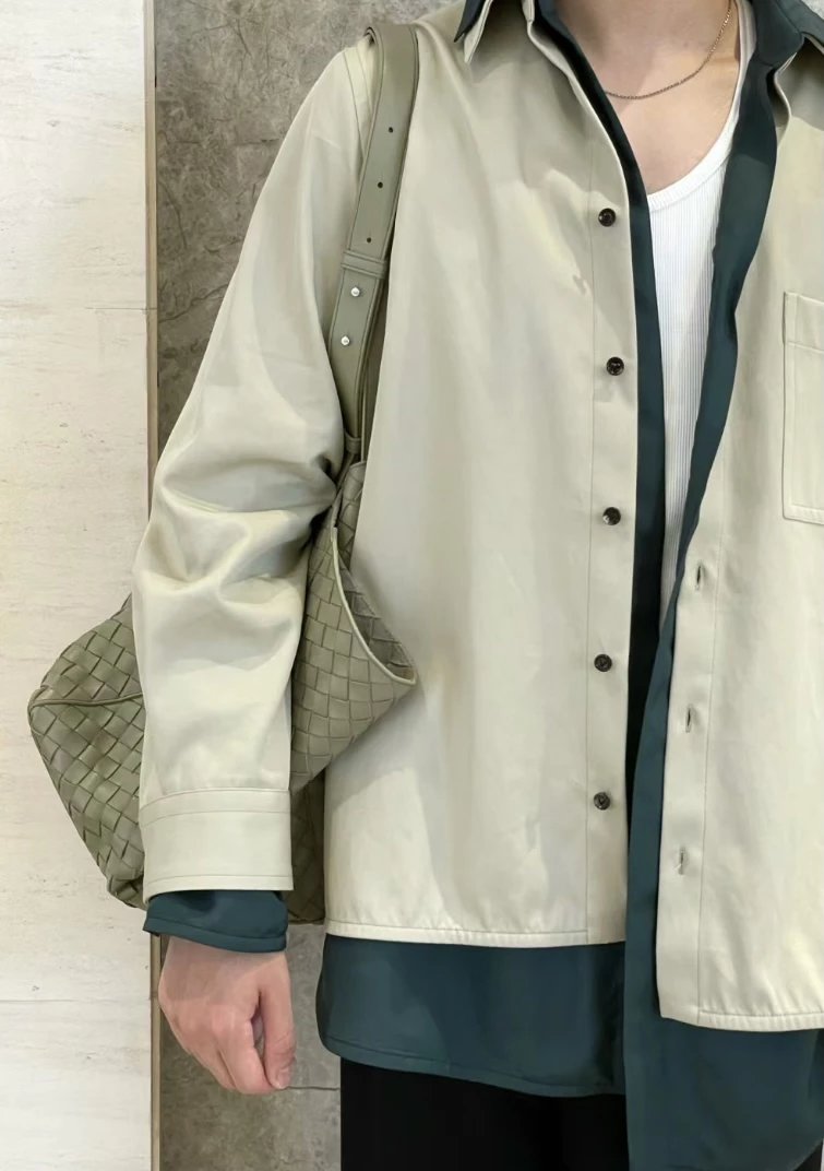 Item ID 8216 Botteg@-Veneta-Bv-2023ss- Really two double layer shirt jackets （ Silk