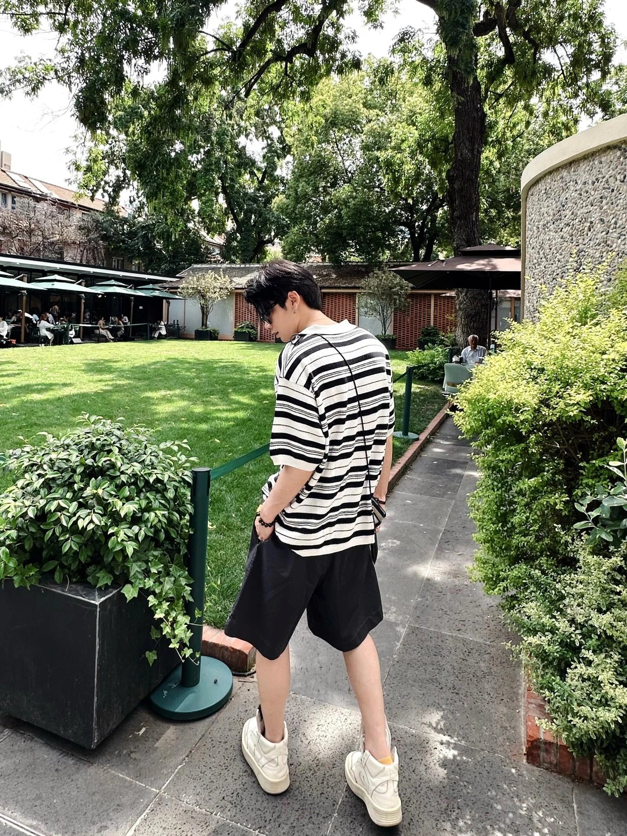 Item ID 8232 Botteg@-Venet@-BV-2024ss- double waist shorts - Spliced ​​fake two pie