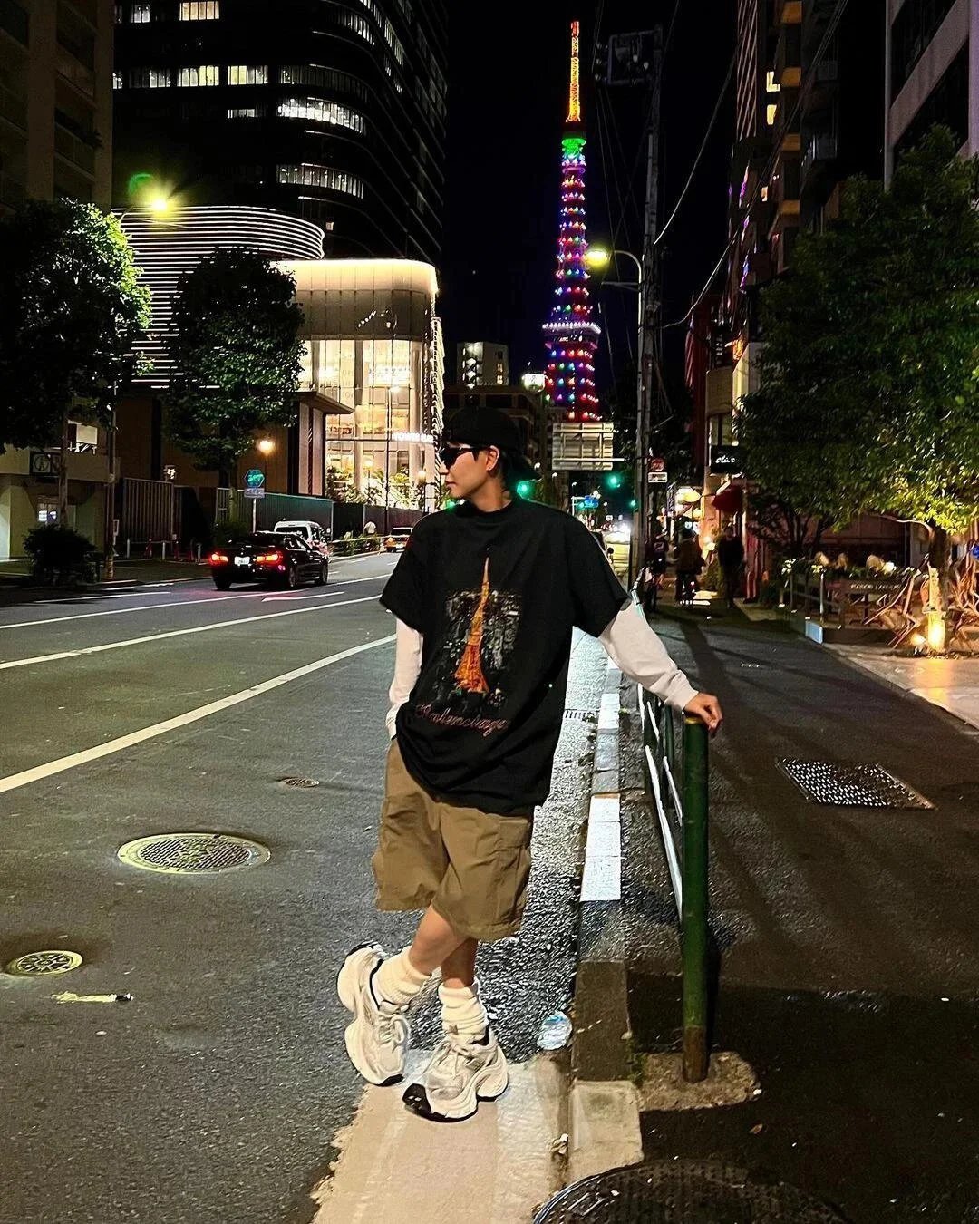 Item ID 8280 Balenc1aga- Paris -2024ss- Tokyo Ginza only - Tower print short sleeve