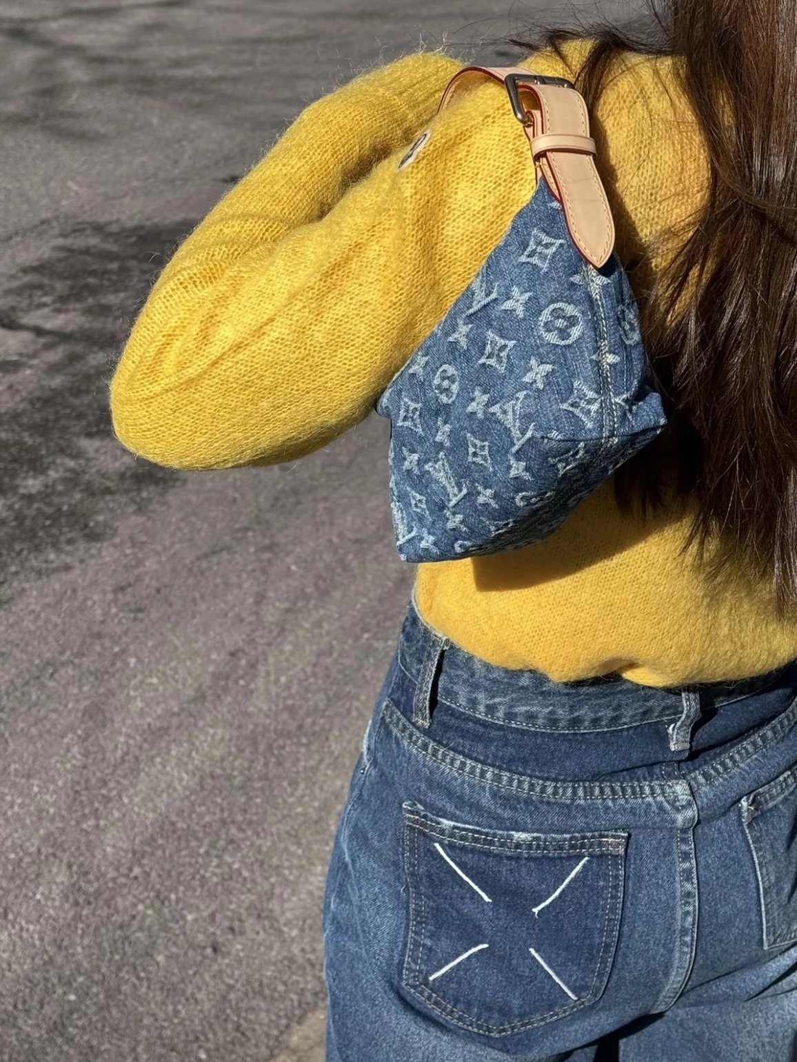 Item ID 8423 Advanced customization - Denim denim bag - Denim small lunch box handb