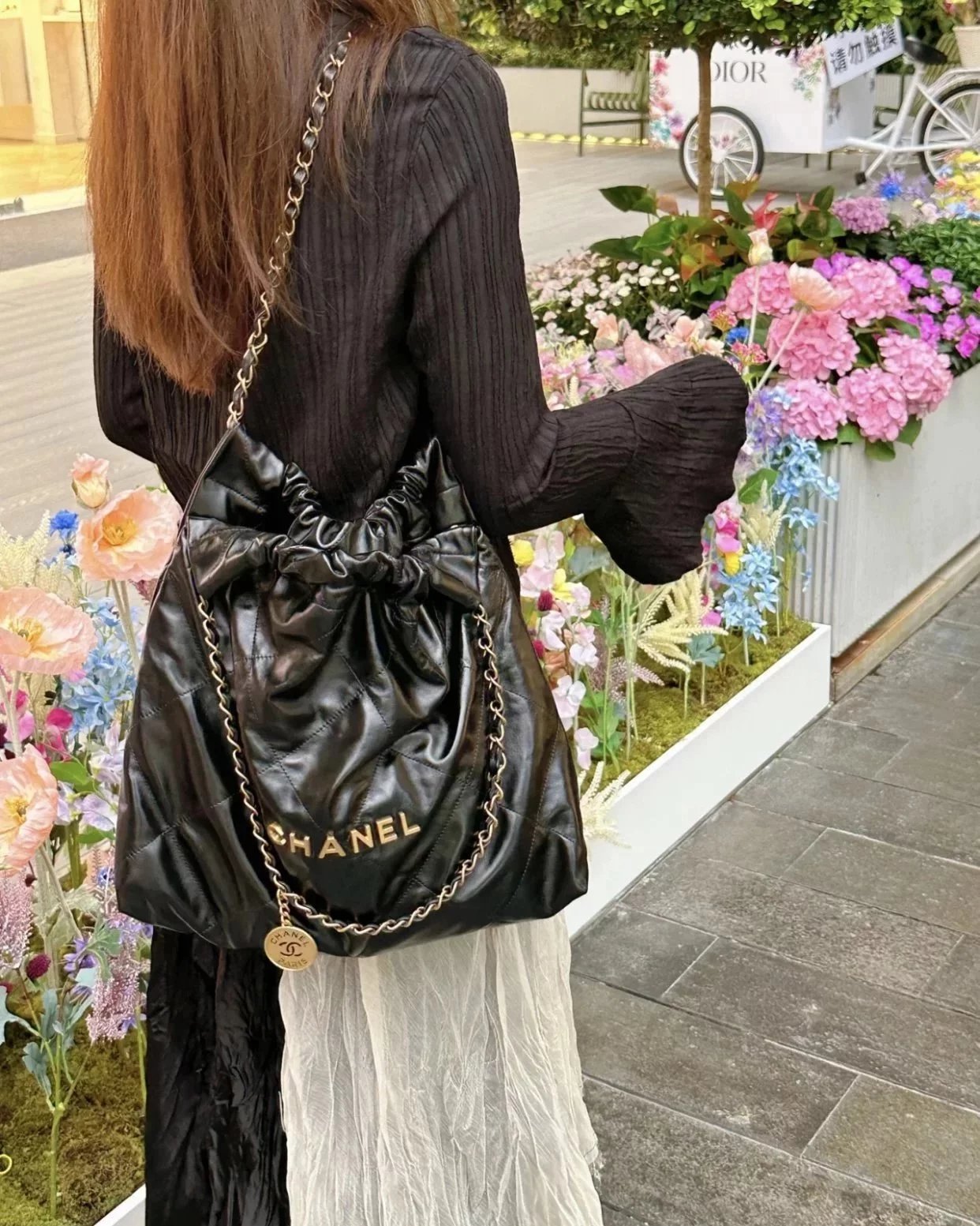 Item ID 8496 luxury garbage bag -CHANE1- Medieval luxury goods - Chanel -Vintage- s