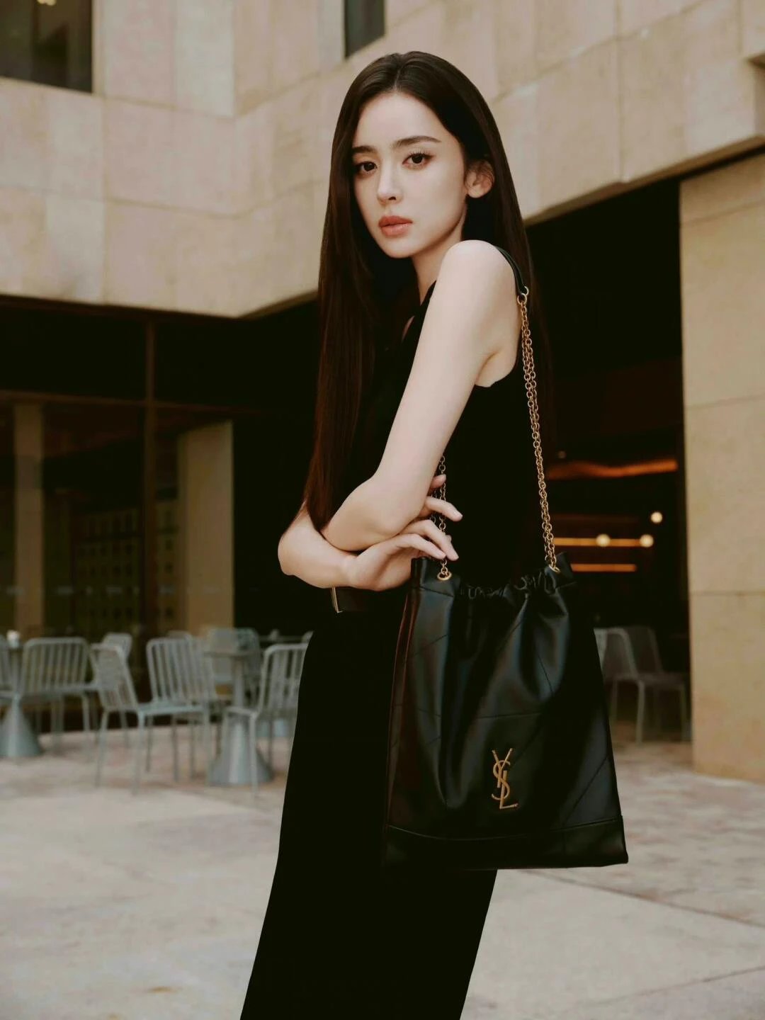 Item ID 8511 Tevs-Saint-Laurent-YSL-Jamie-4_3- lambskin tote bag - Large garbage ba