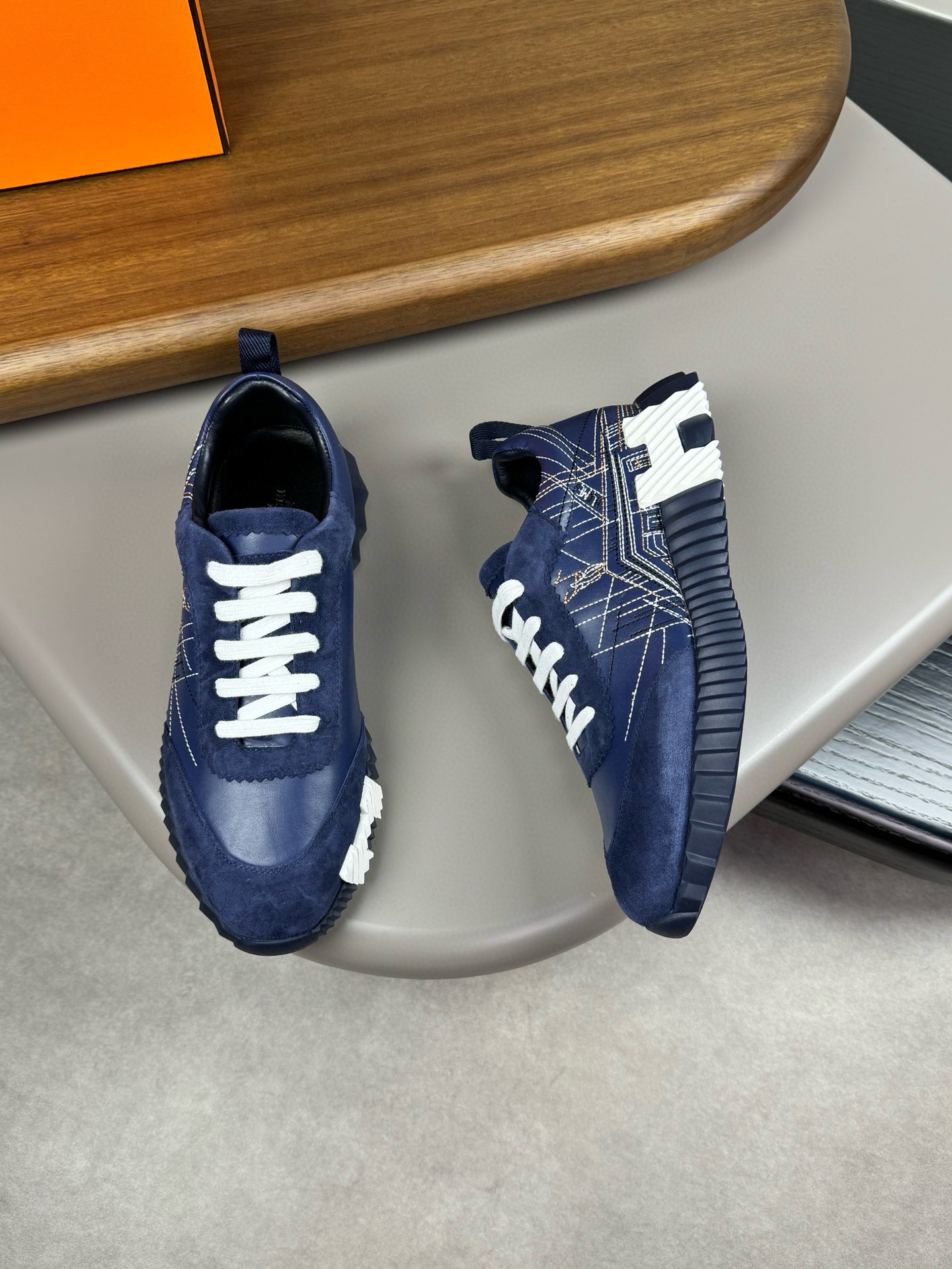 爱马仕反绒皮鞋4色