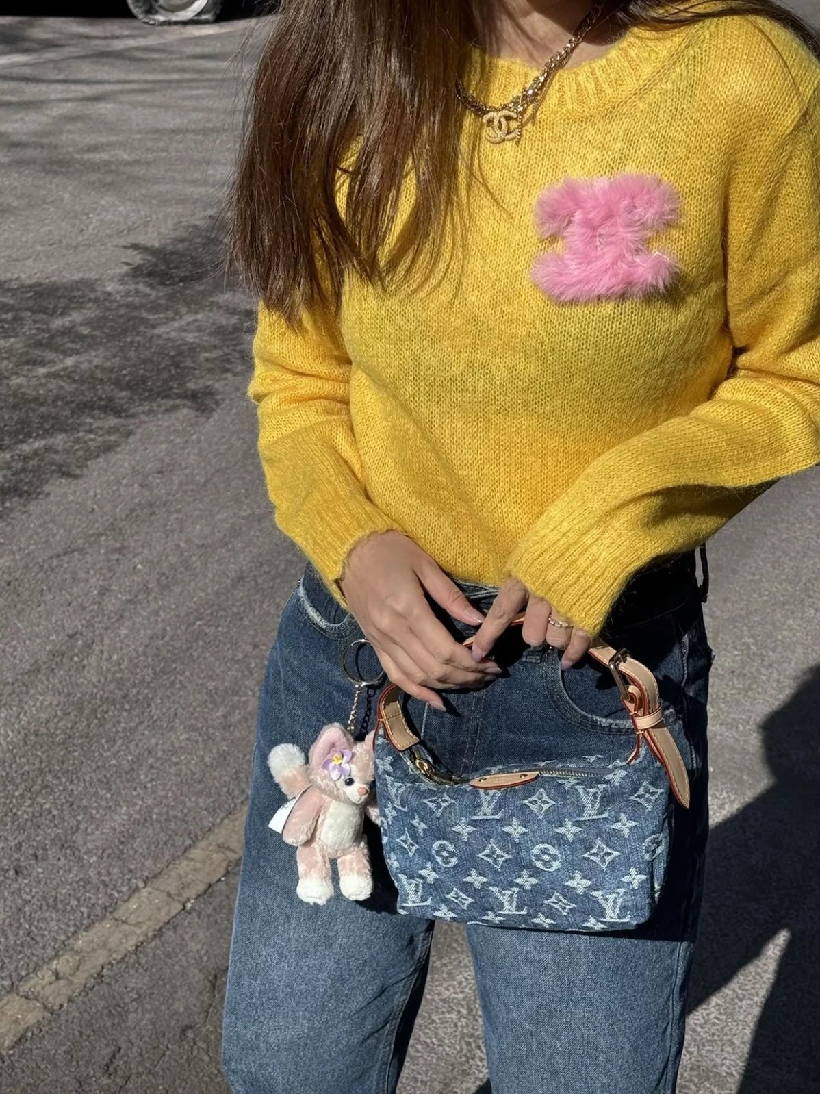 Item ID 8423 Advanced customization - Denim denim bag - Denim small lunch box handb