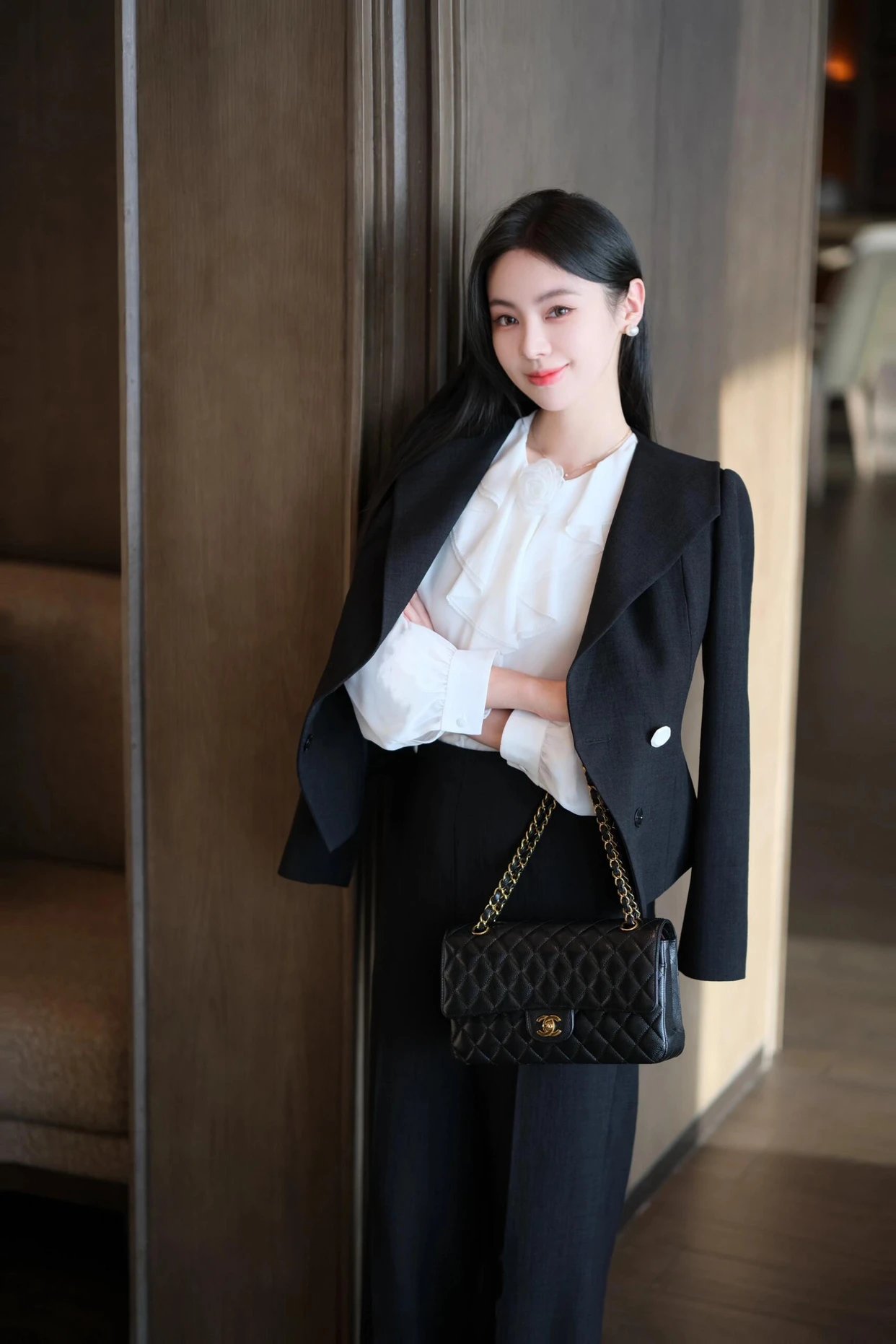 Item ID 8455 Chane1- Fragrant grandma -Classic-Flap-CF- medium size - Classic diamo