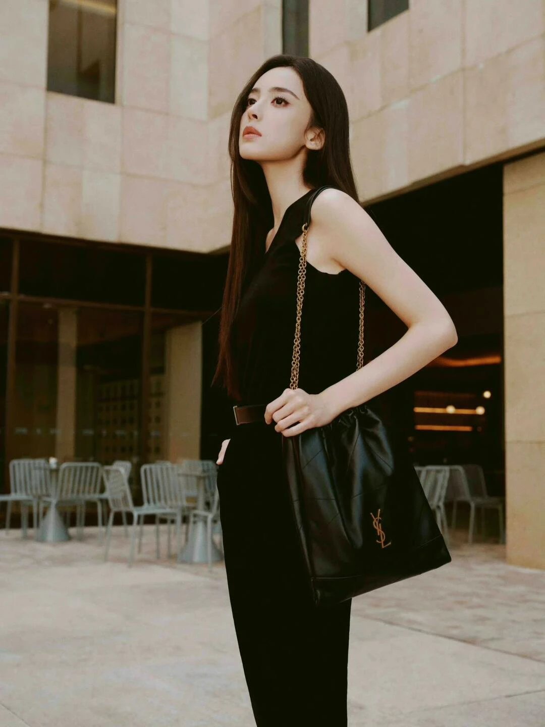 Item ID 8511 Tevs-Saint-Laurent-YSL-Jamie-4_3- lambskin tote bag - Large garbage ba