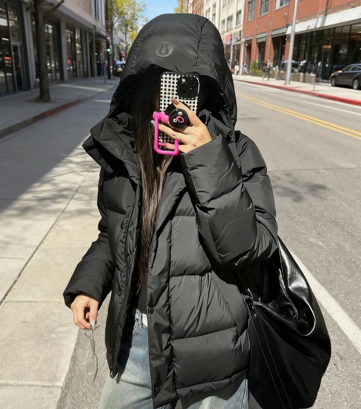 Item ID 8120 Lulu UnderwPuff Series -600 Puff Down Coat - Tri Color - Rice White -