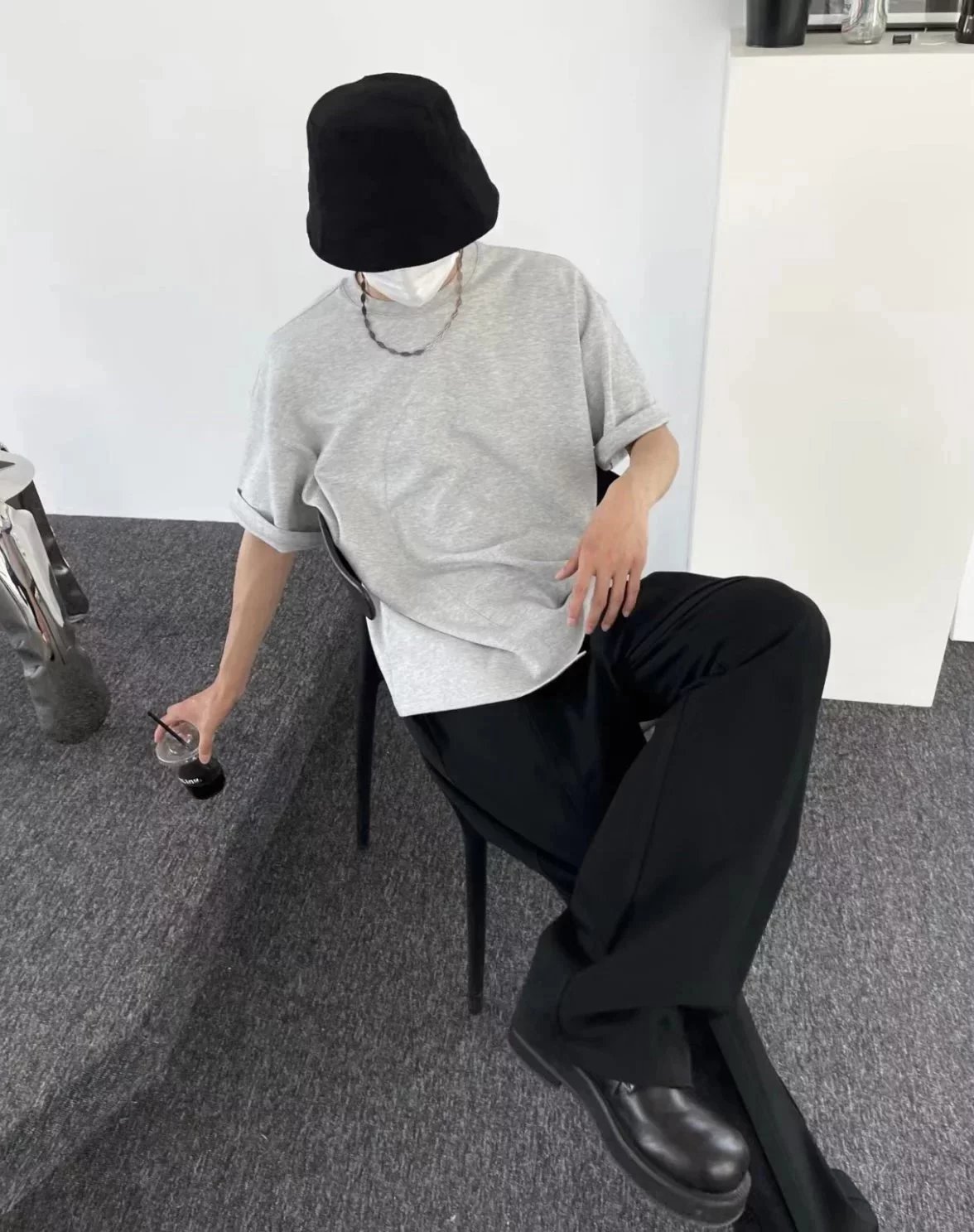 Item ID 8354 Maison-Margiela-2023ss- margiela drawstring trousers -100% wool fabric