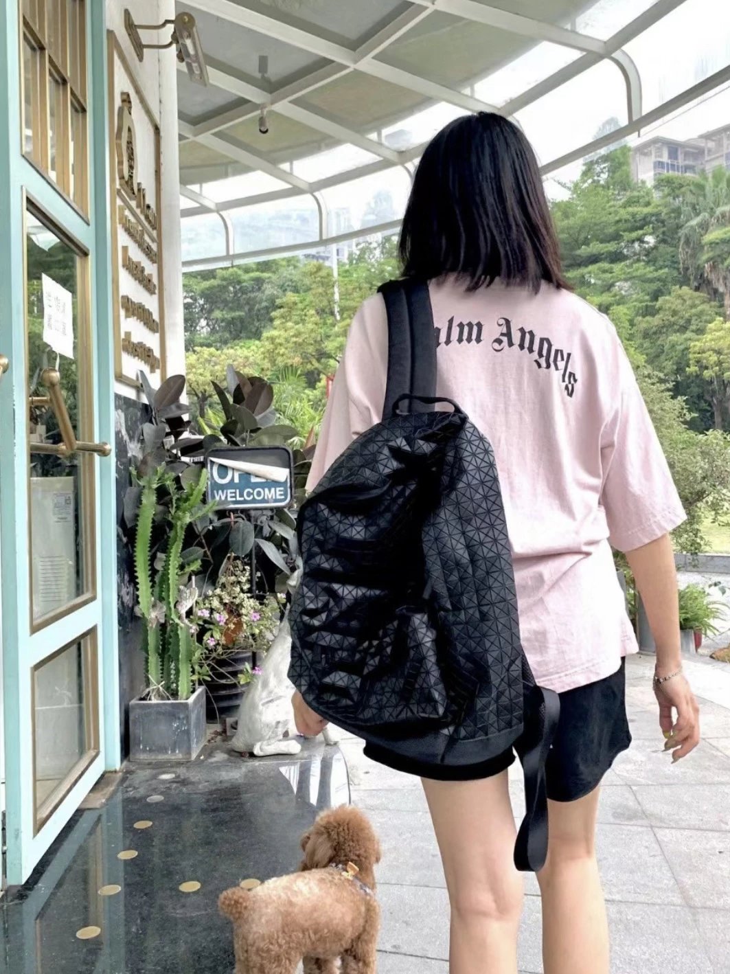 Item ID 8491 Issey-miy@ke- Issey Miyake -DayPack- Matte Diamond Diamond Backpack -