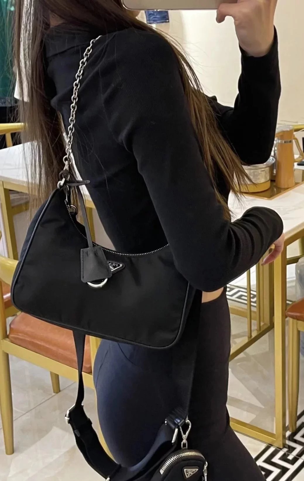 Item ID 8507 Prad- Prada -Re-nylon series - 3 in 1 women's bag - Miss Re-Edition200