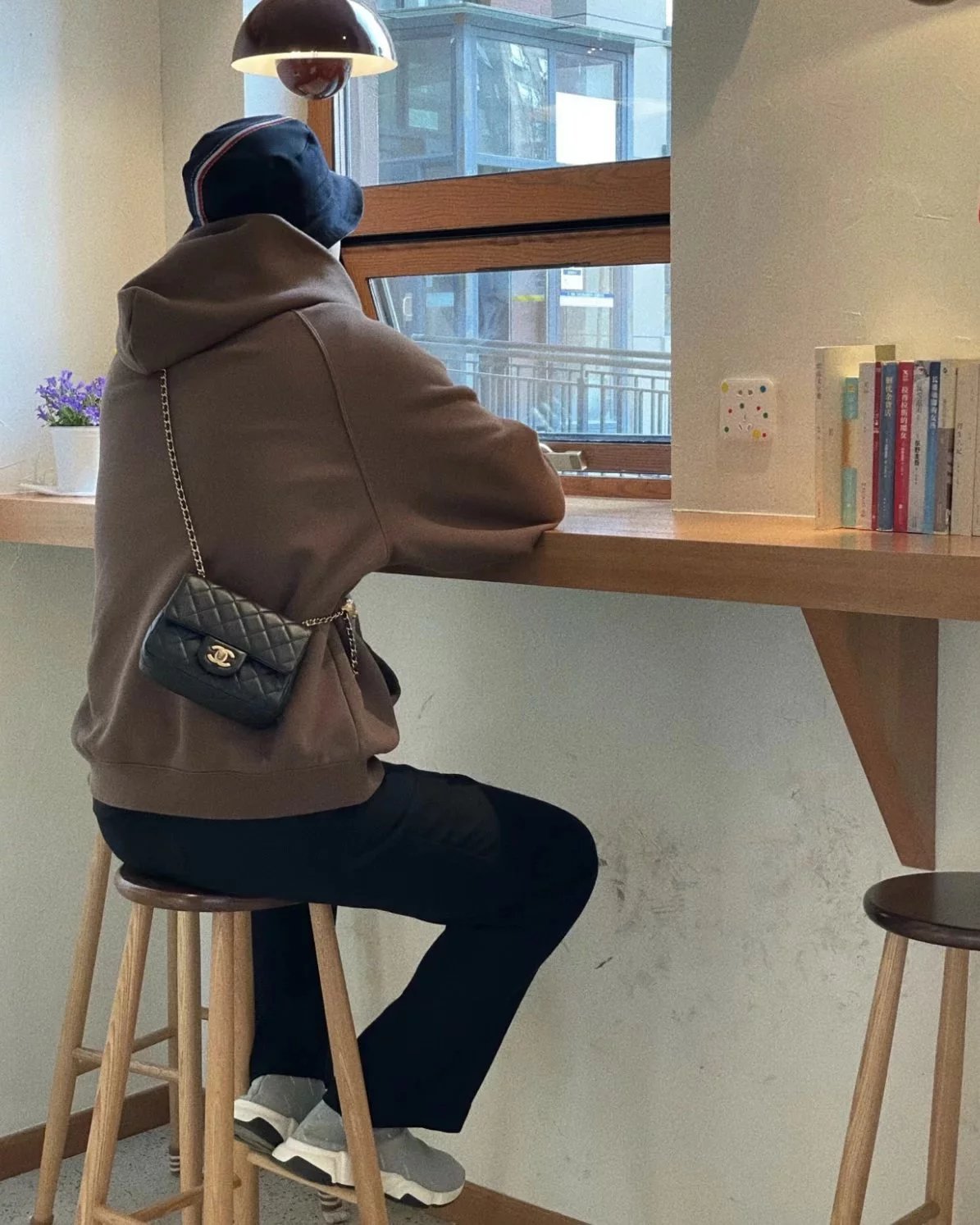 Item ID 8460 CHANEL - Classic Chain Bag - Mini Golden Bead Square Fat Flip Bag - Sm