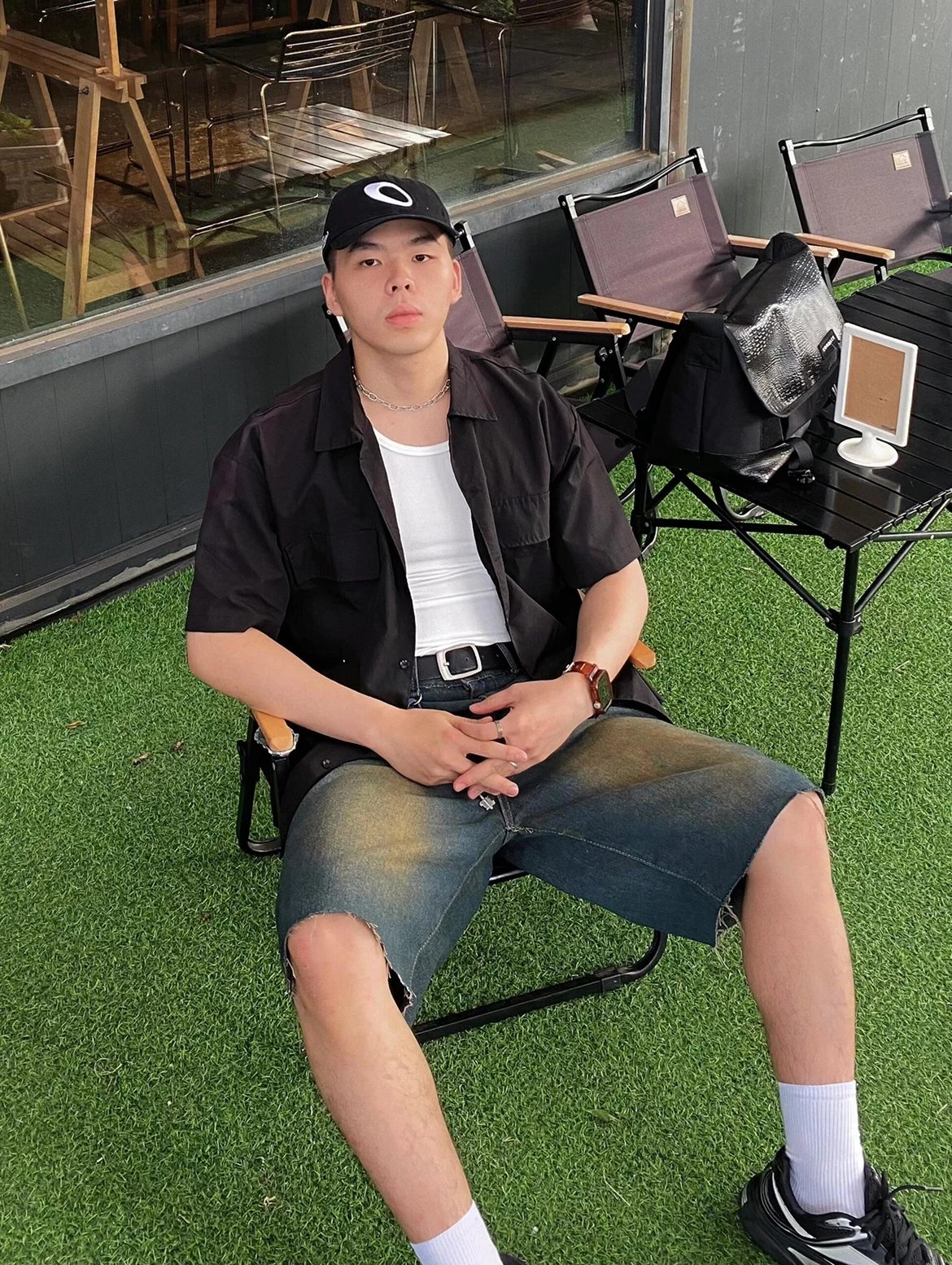 Item ID 8215 Botteg@-Veneta-BV-2022ss- Wool blend - workwear short sleeved shirt -