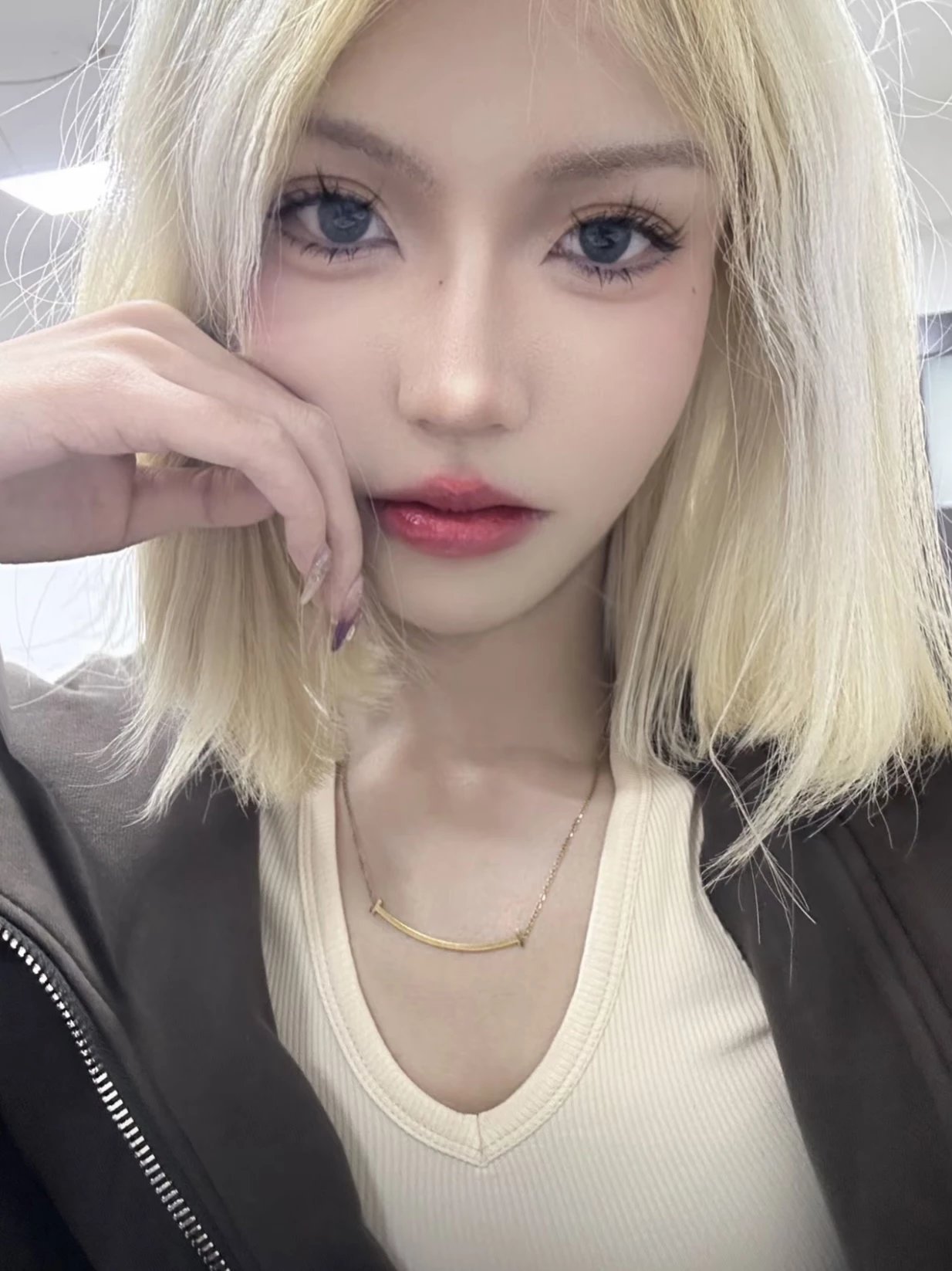 Item ID 8384 Tiff@ny- Tiffany - Classic -Smile smiley face bracelet （ plating 18K g