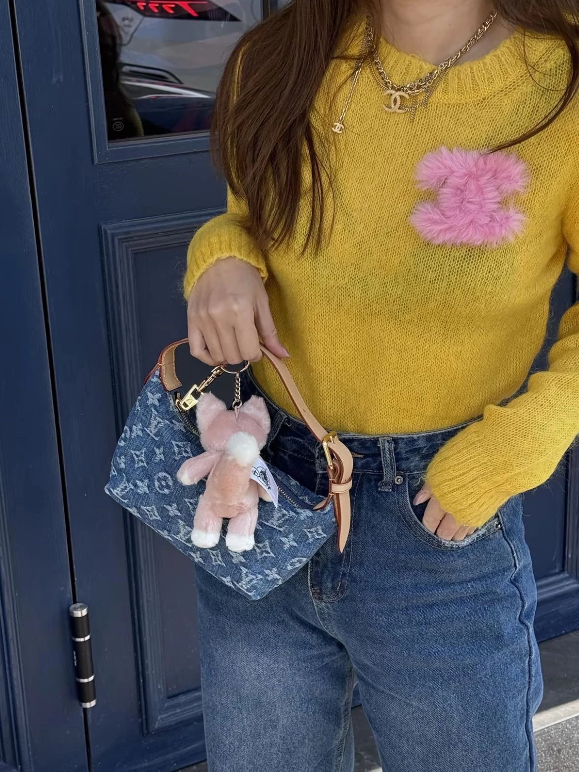Item ID 8423 Advanced customization - Denim denim bag - Denim small lunch box handb