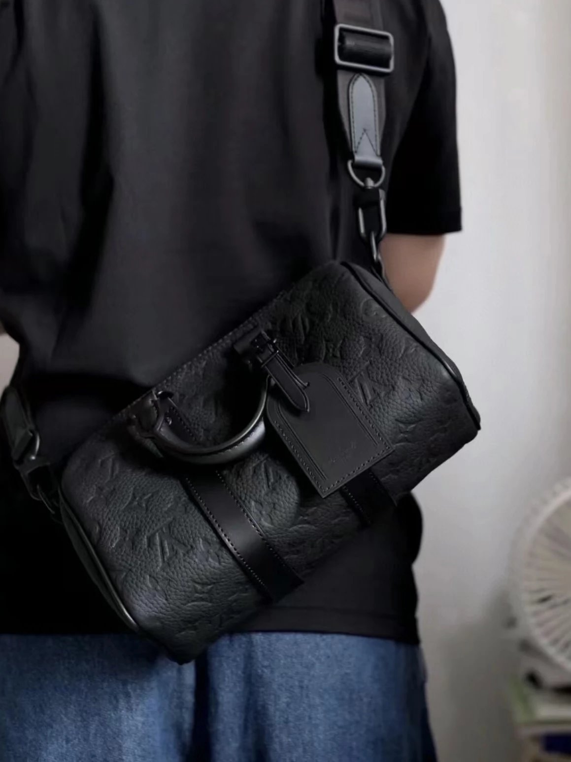 Item ID 8428 Advanced Customization - KEPEALL25 Leather Embossed Crossbody Bag - Ge