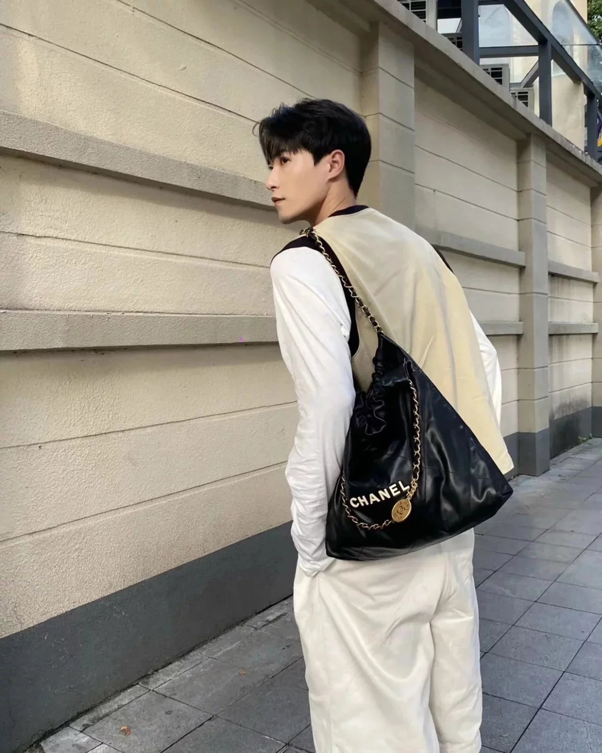 Item ID 8496 luxury garbage bag -CHANE1- Medieval luxury goods - Chanel -Vintage- s