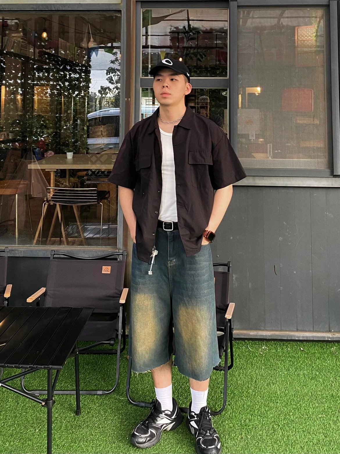 Item ID 8215 Botteg@-Veneta-BV-2022ss- Wool blend - workwear short sleeved shirt -