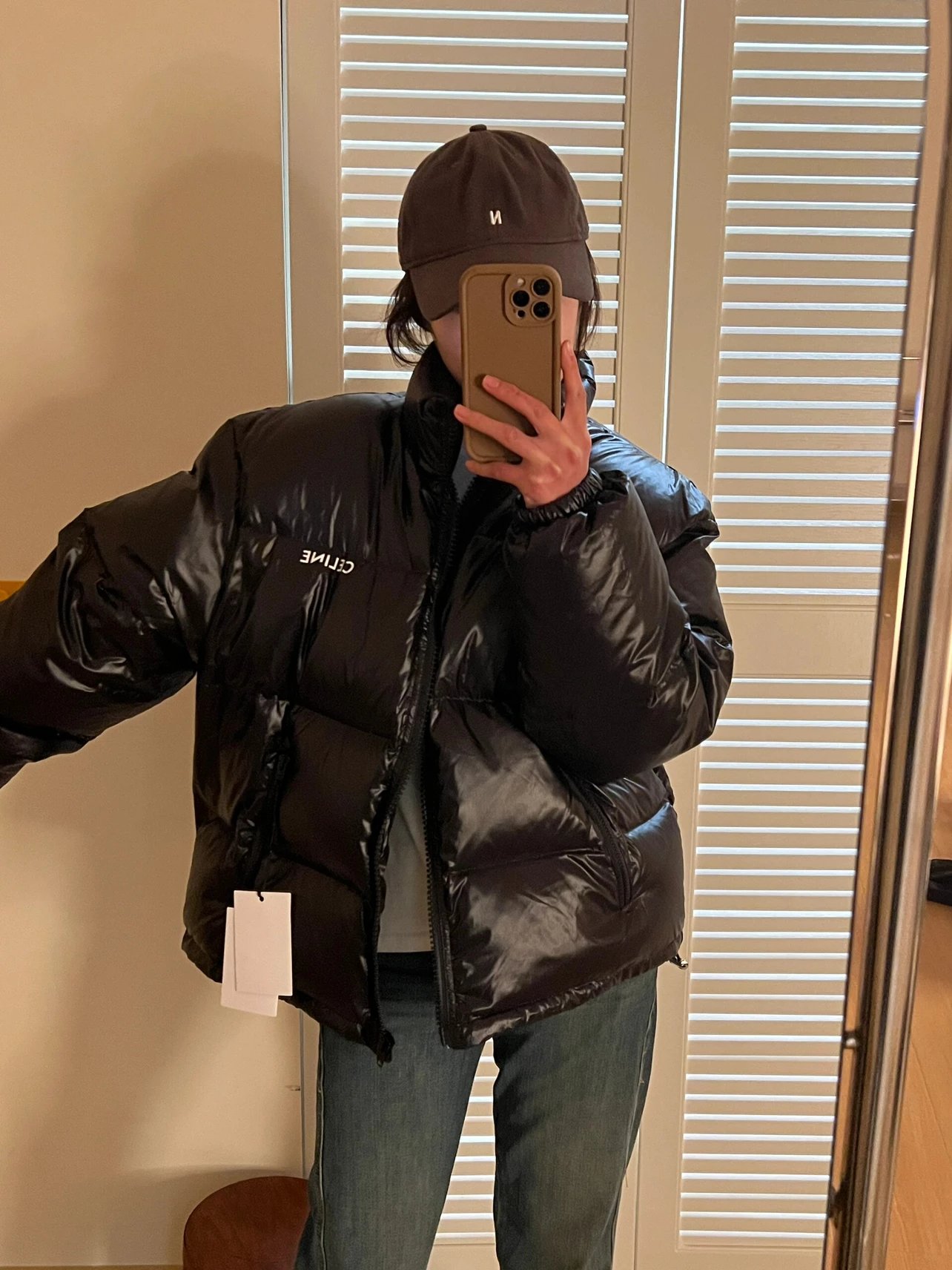 Item ID 8108 Ce1ine-2021ss-Classic - Breadcoat - Bright Down Jacket -90 Velvet - Sh