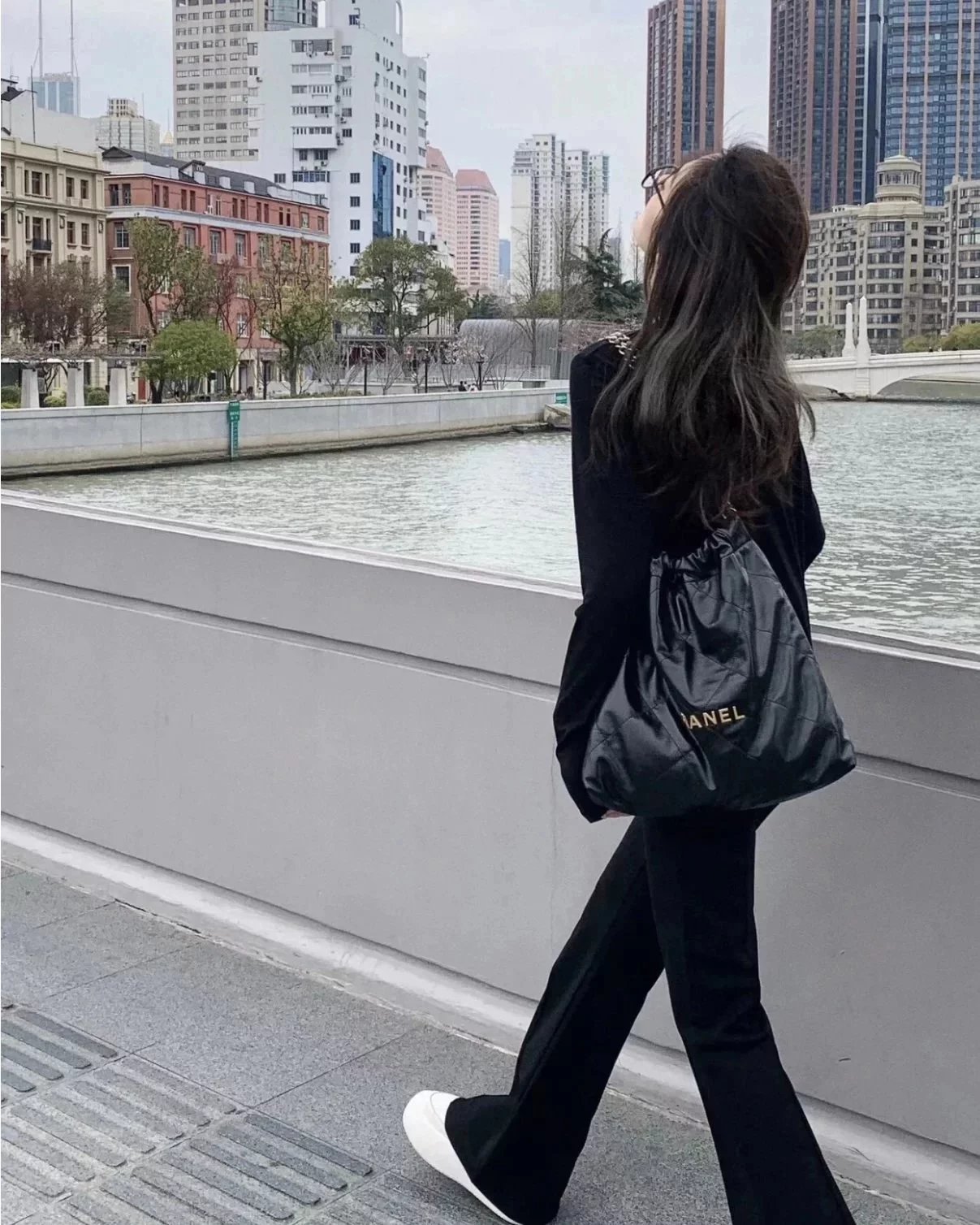 Item ID 8496 luxury garbage bag -CHANE1- Medieval luxury goods - Chanel -Vintage- s
