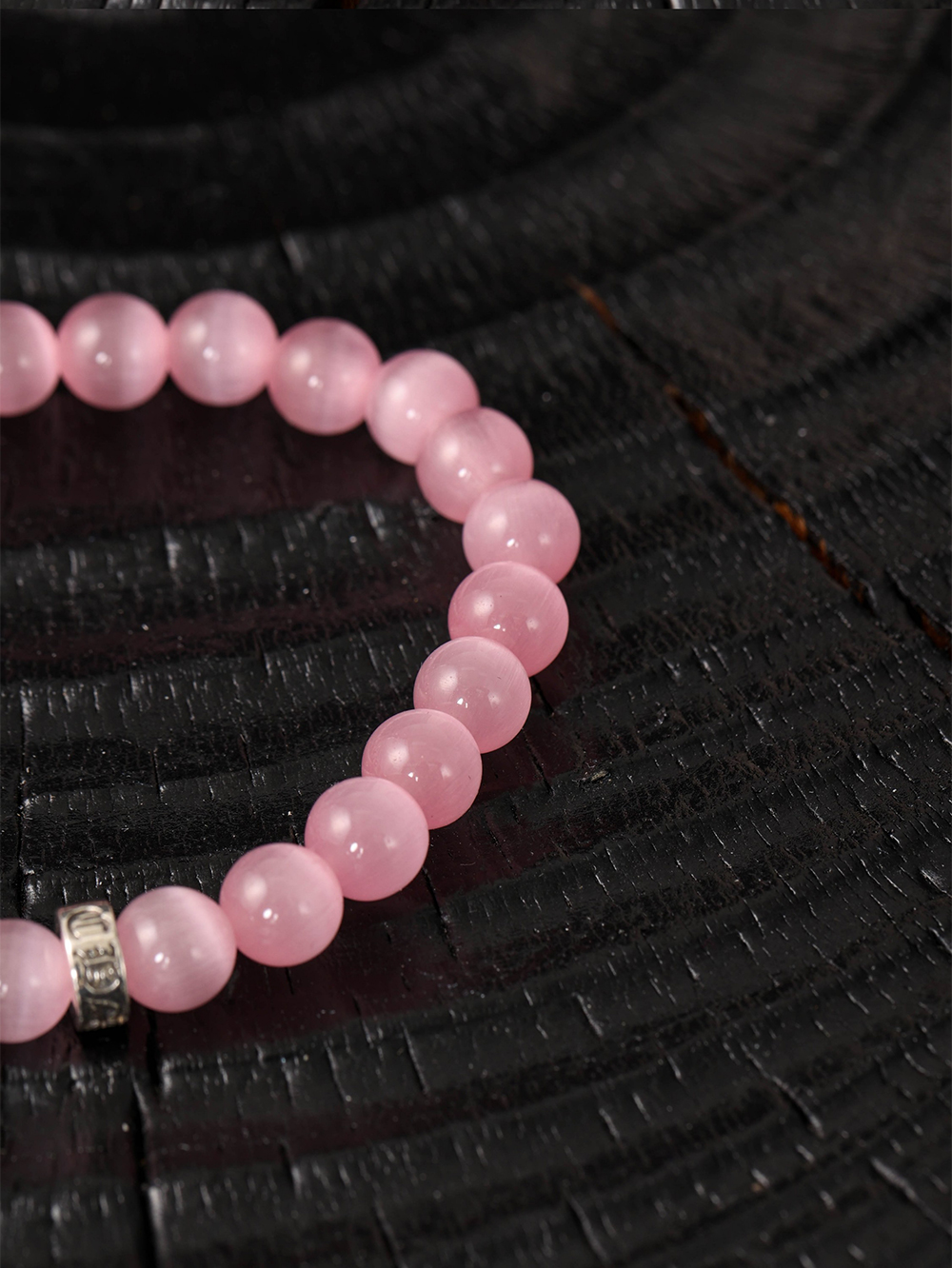 Item ID 8385 Two new colors added -Chrome-Hearts-CH- Crow heart - gemstone bracelet