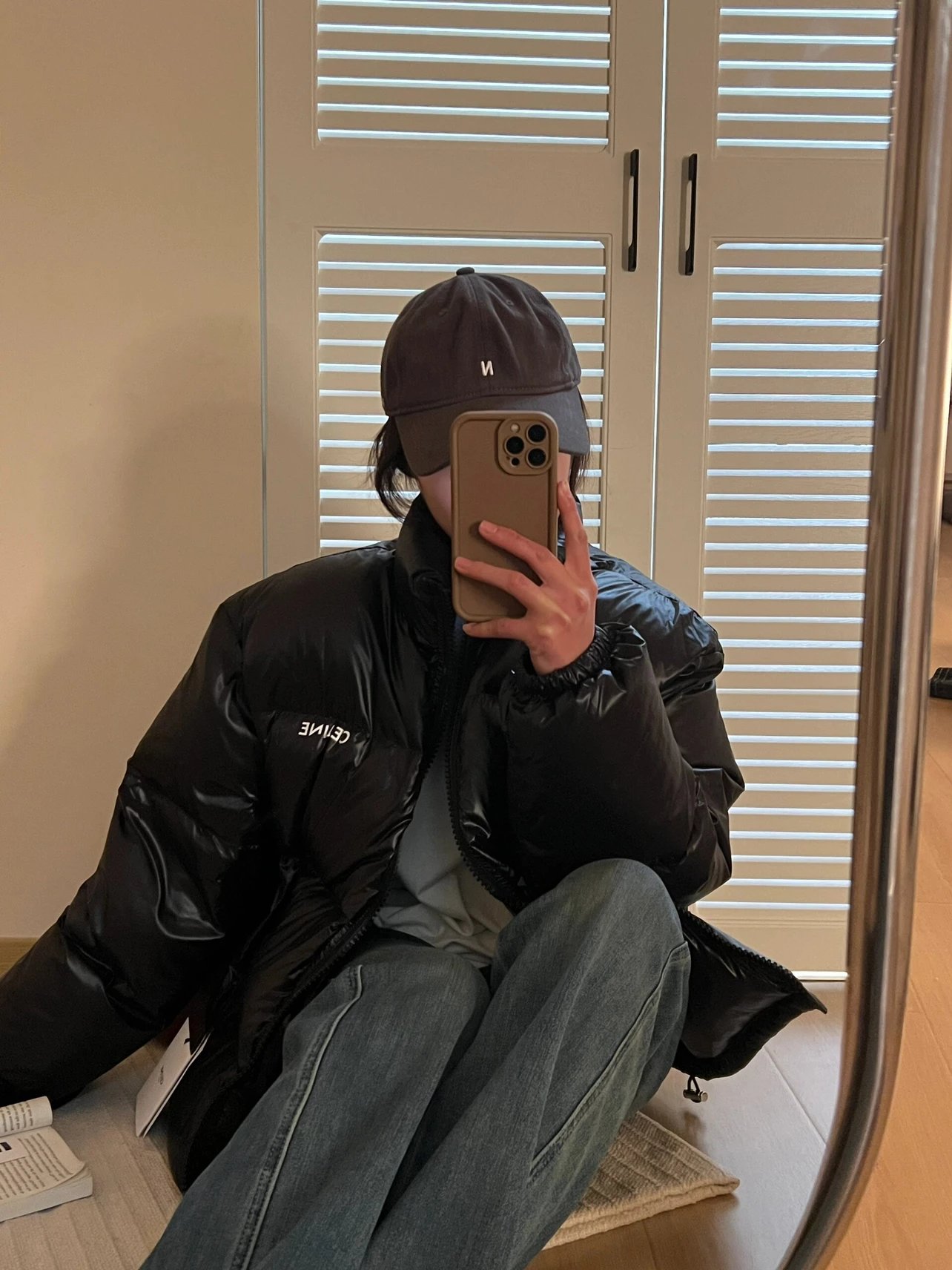 Item ID 8108 Ce1ine-2021ss-Classic - Breadcoat - Bright Down Jacket -90 Velvet - Sh