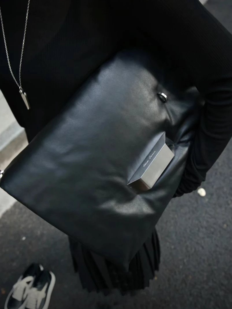 Item ID 8508 Rick owens Ro Cloud Bag - Sheepskin Material - Flip Shoulder Bag - Lar