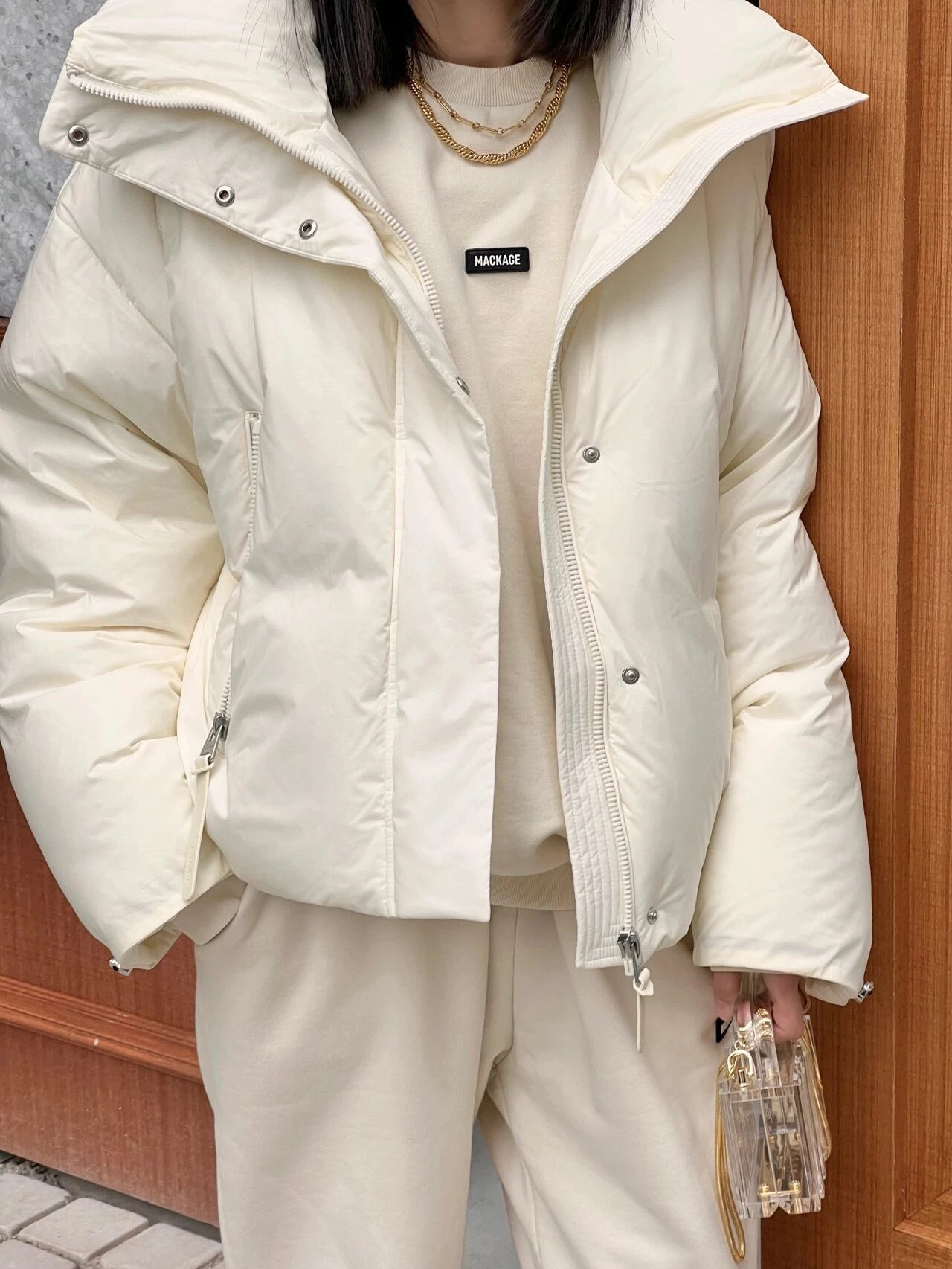 Item ID 8129 MACKAGE-2023S Cloud Series -90 Velvet - Stand up Down Jacket - Breadco