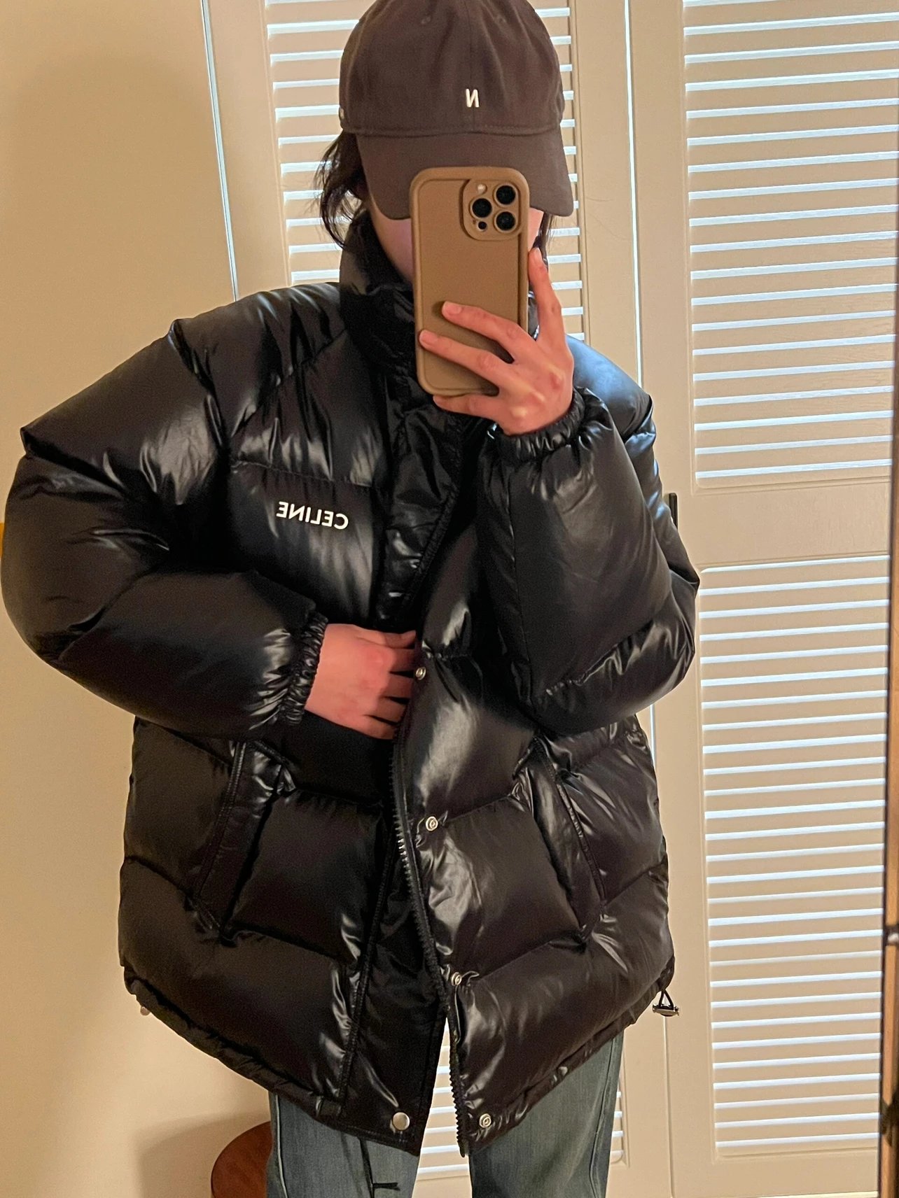 Item ID 8108 Ce1ine-2021ss-Classic - Breadcoat - Bright Down Jacket -90 Velvet - Sh