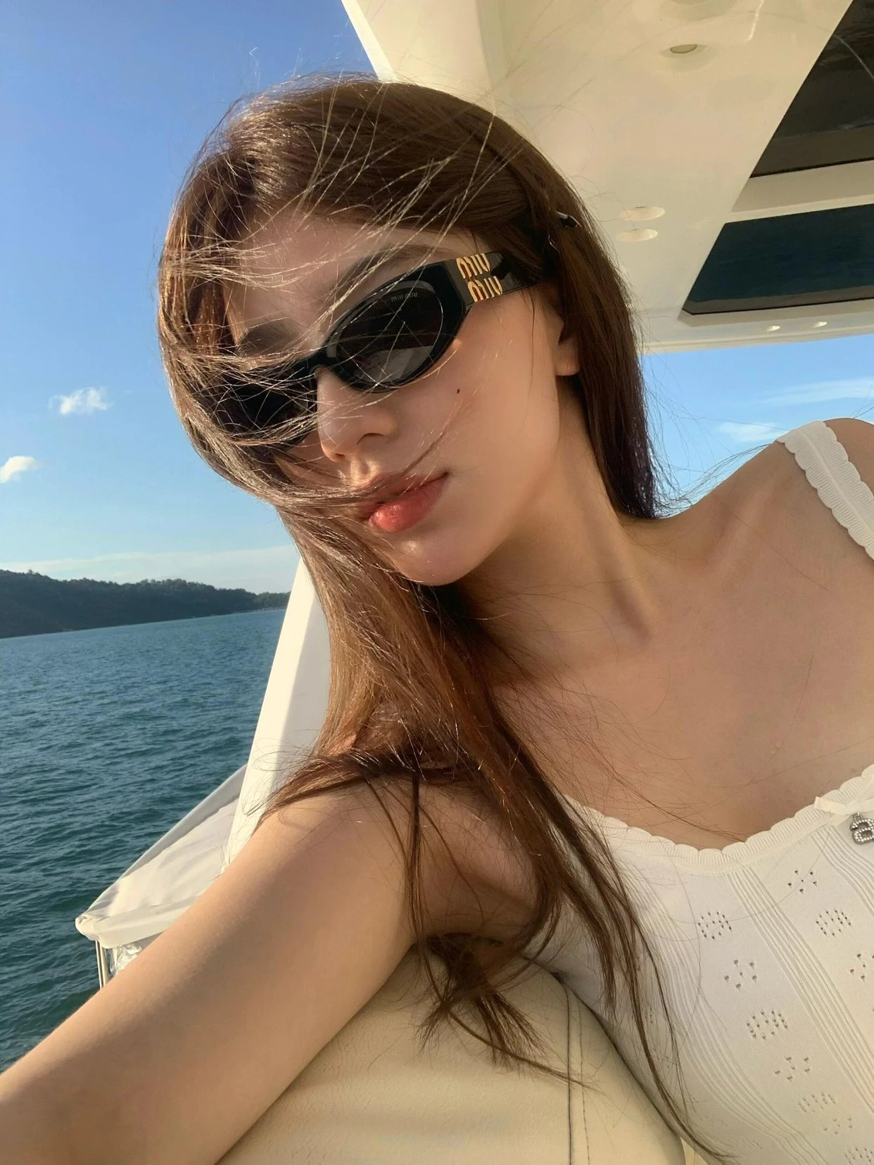 Item ID 8412 M1u-Miu- Miu Miu -2022ss- Classic - cat eye sunglasses - flat frame su