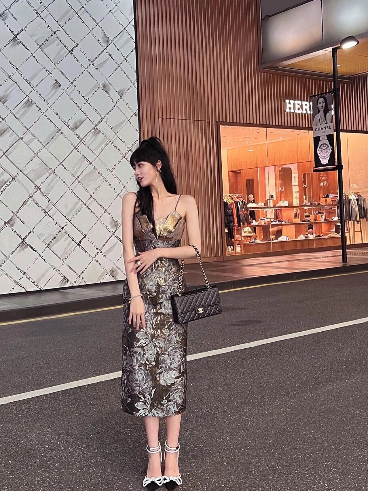 Item ID 8455 Chane1- Fragrant grandma -Classic-Flap-CF- medium size - Classic diamo