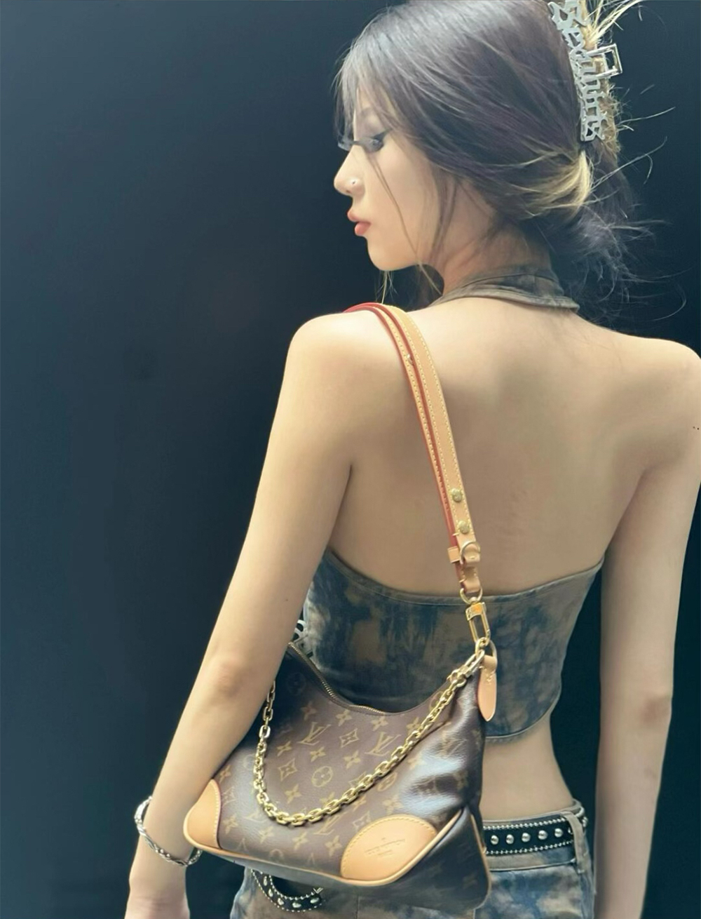 Item ID 8484 Haute Couture -2021ss - Classic Old Flower Series - Bull Horn Shoulder