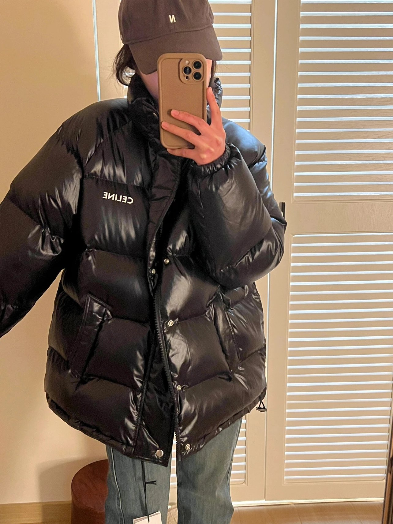 Item ID 8108 Ce1ine-2021ss-Classic - Breadcoat - Bright Down Jacket -90 Velvet - Sh