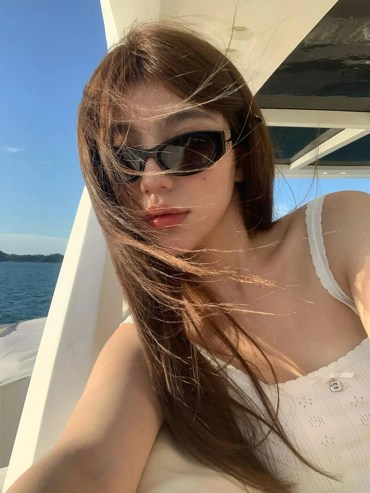 Item ID 8412 M1u-Miu- Miu Miu -2022ss- Classic - cat eye sunglasses - flat frame su