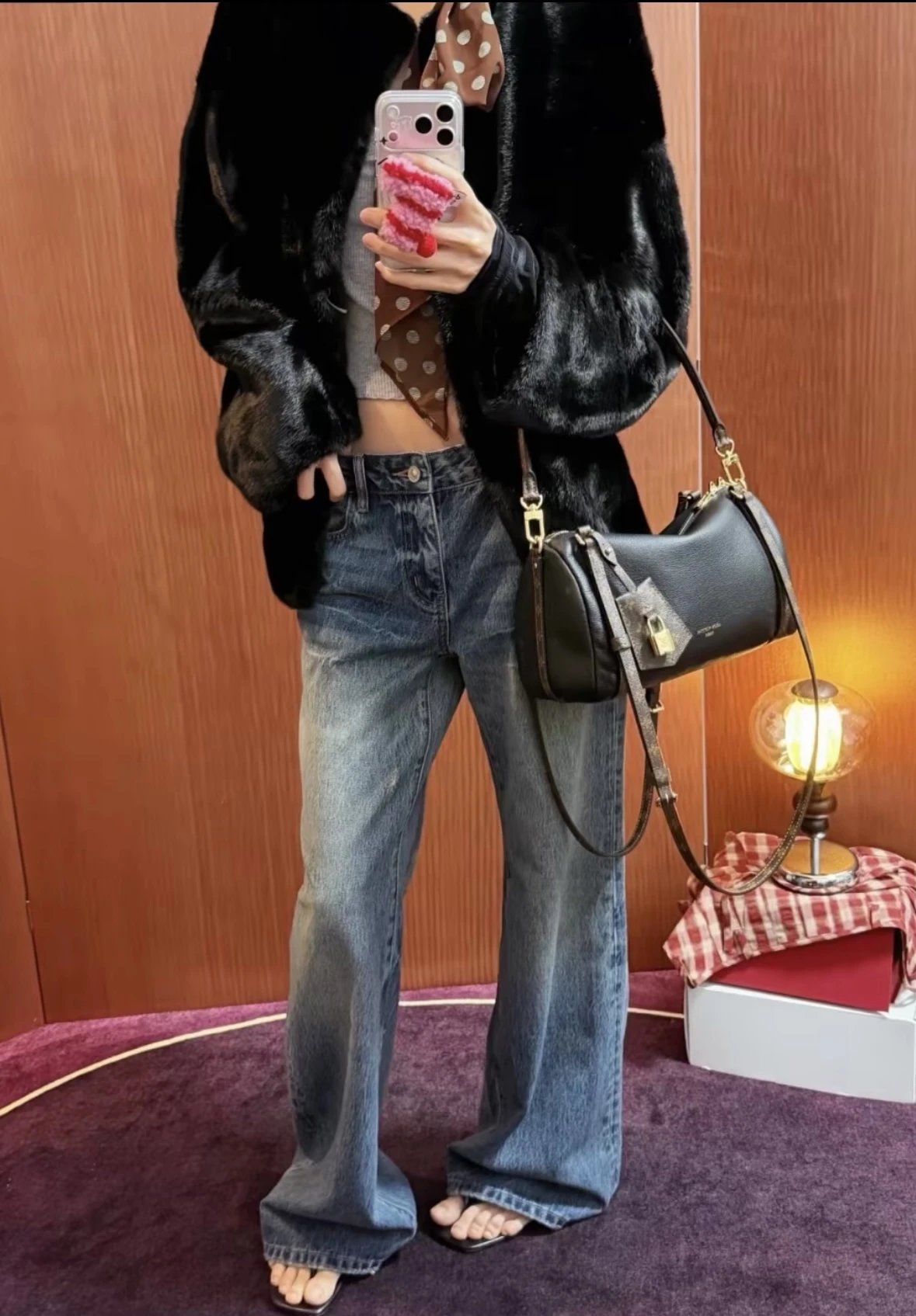 Item ID 8474 Express Black Knight - _Imported calf leather_ _NFC chip_ classic patt