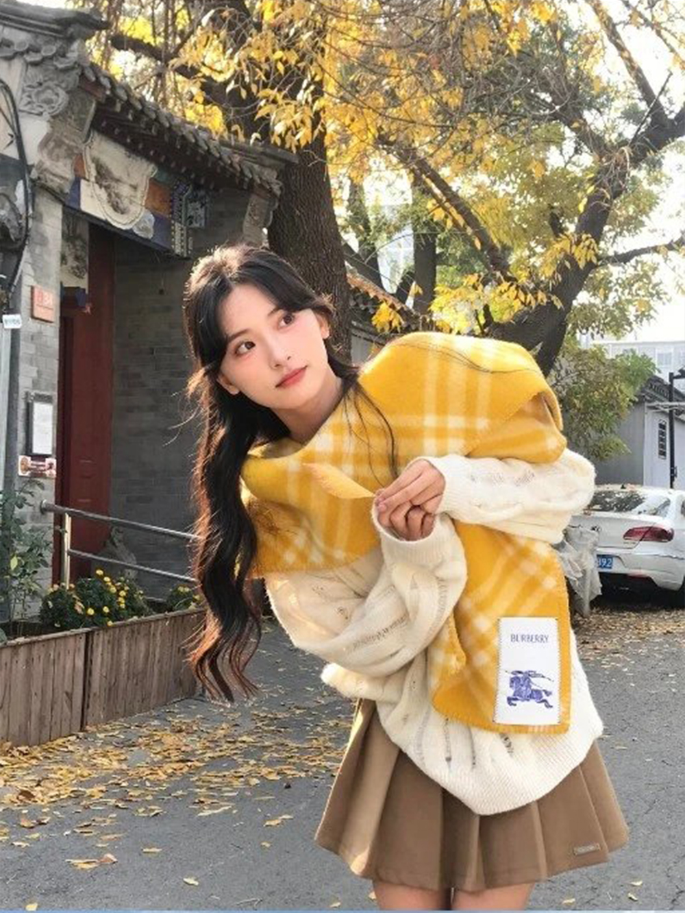 Item ID 8526 Burberr＊-BBR-2024FW New style - twill wool scarf -100% Australian wool