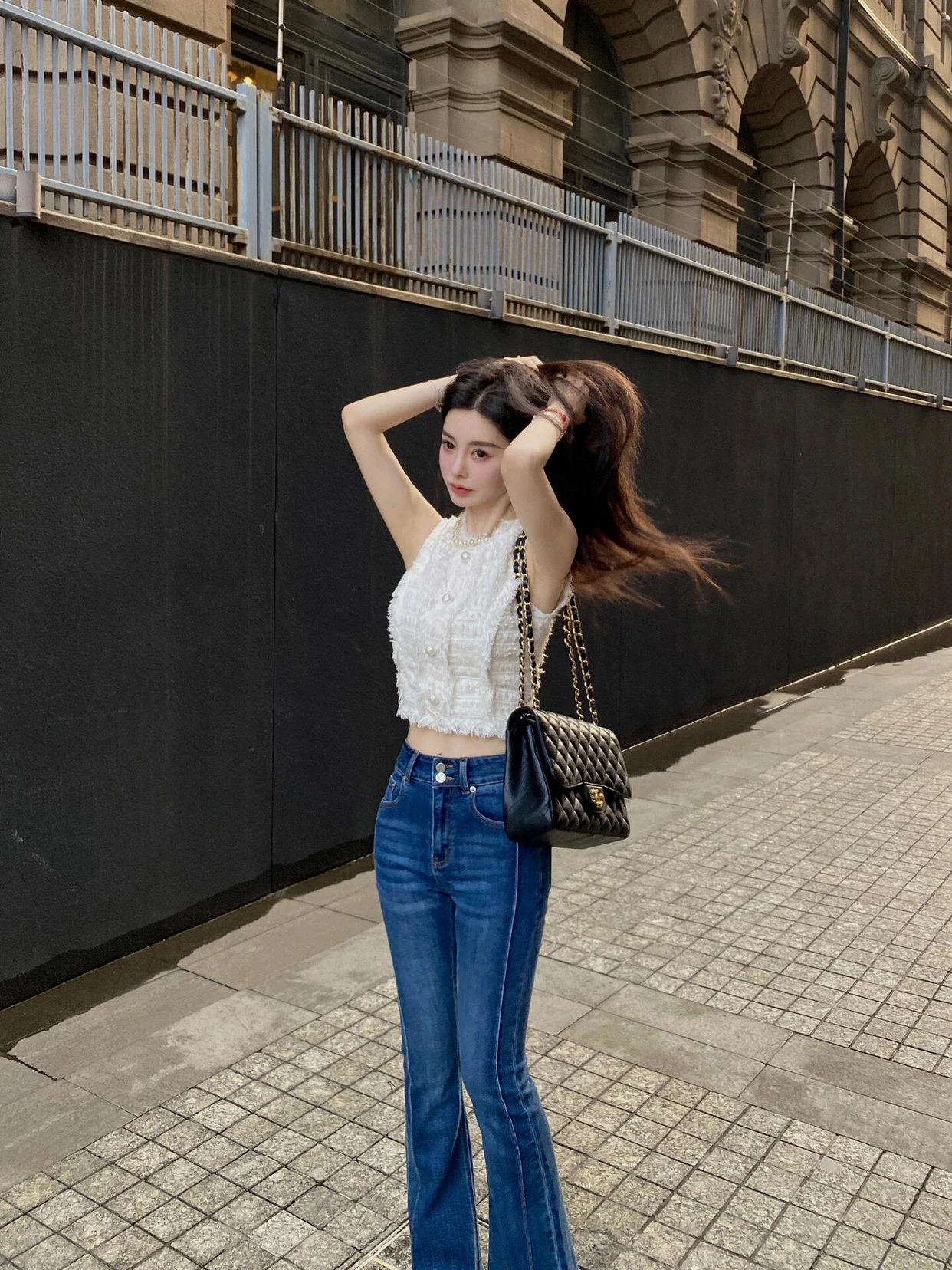 Item ID 8455 Chane1- Fragrant grandma -Classic-Flap-CF- medium size - Classic diamo