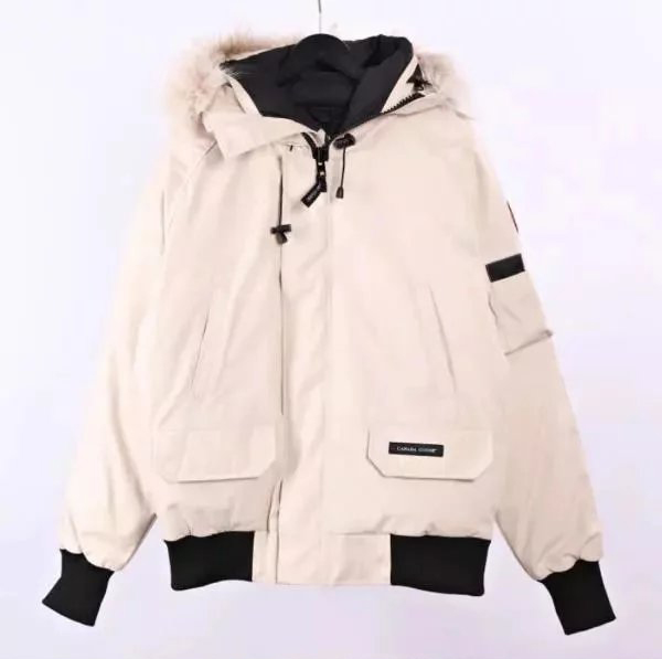 Item ID 8115 Goose brand -01 Expedition short down jacket -( Original wolf hair - F