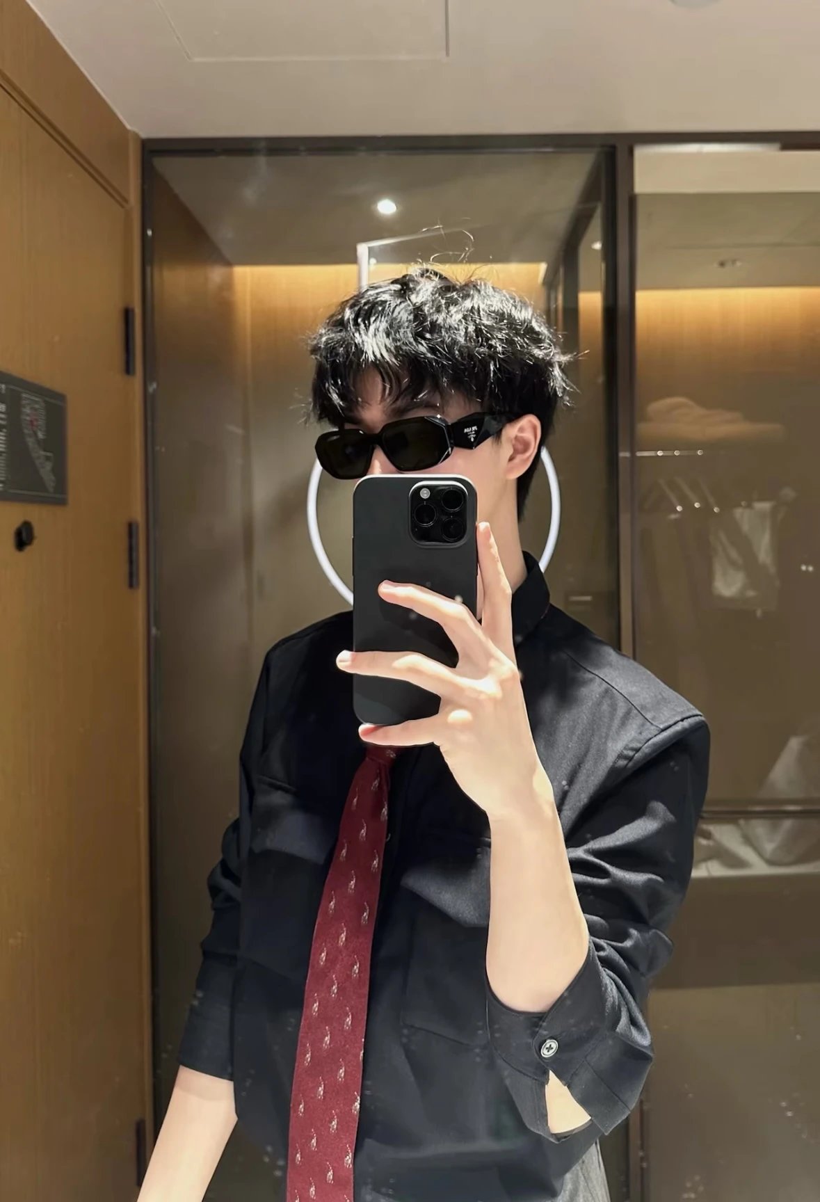 Item ID 8413 PRD solid geometry glasses - Fashionable street style star sunglasses,