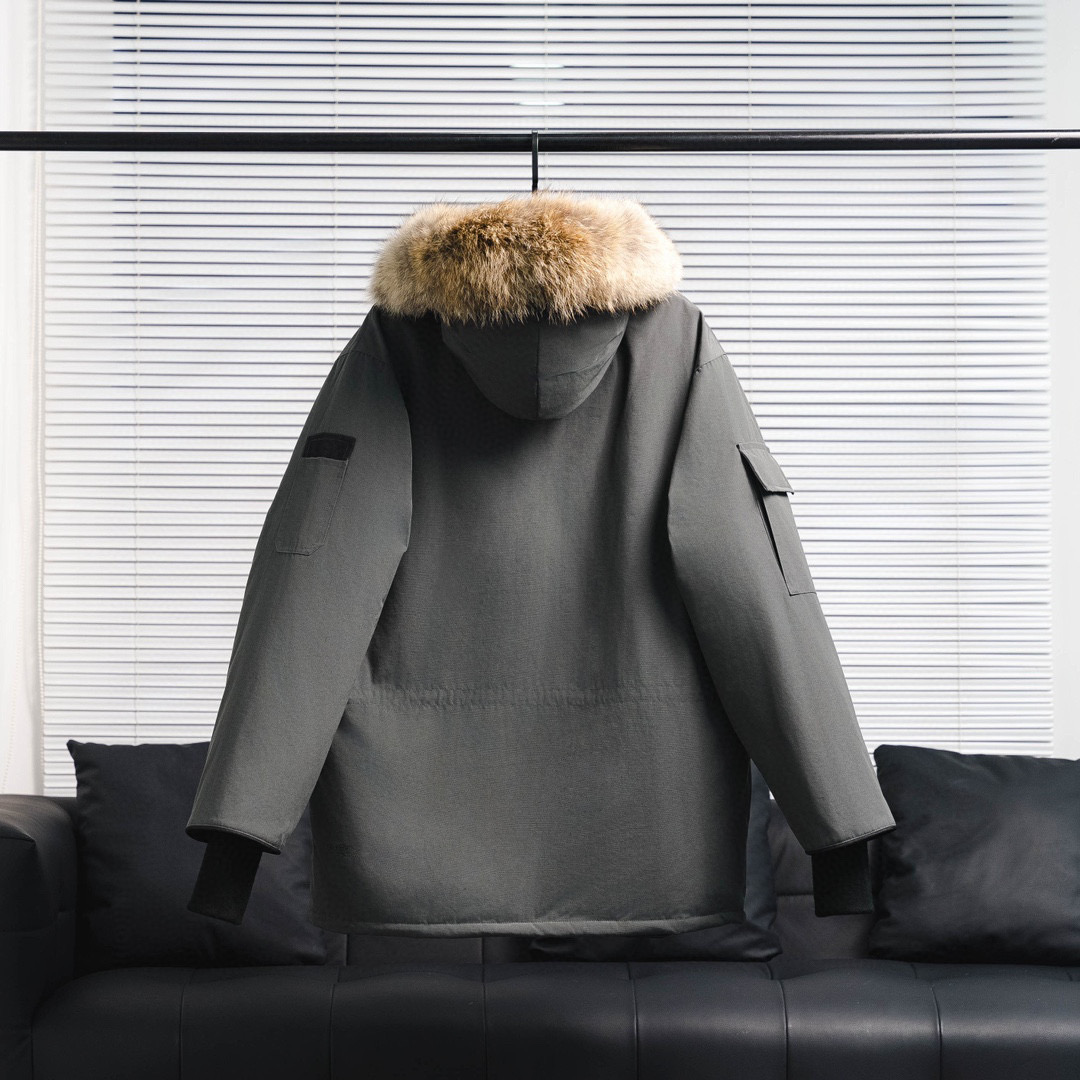 大鹅08远征款_派克大衣羽绒服