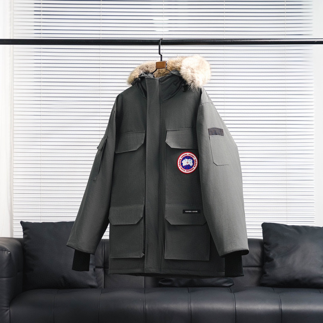 大鹅08远征款_派克大衣羽绒服