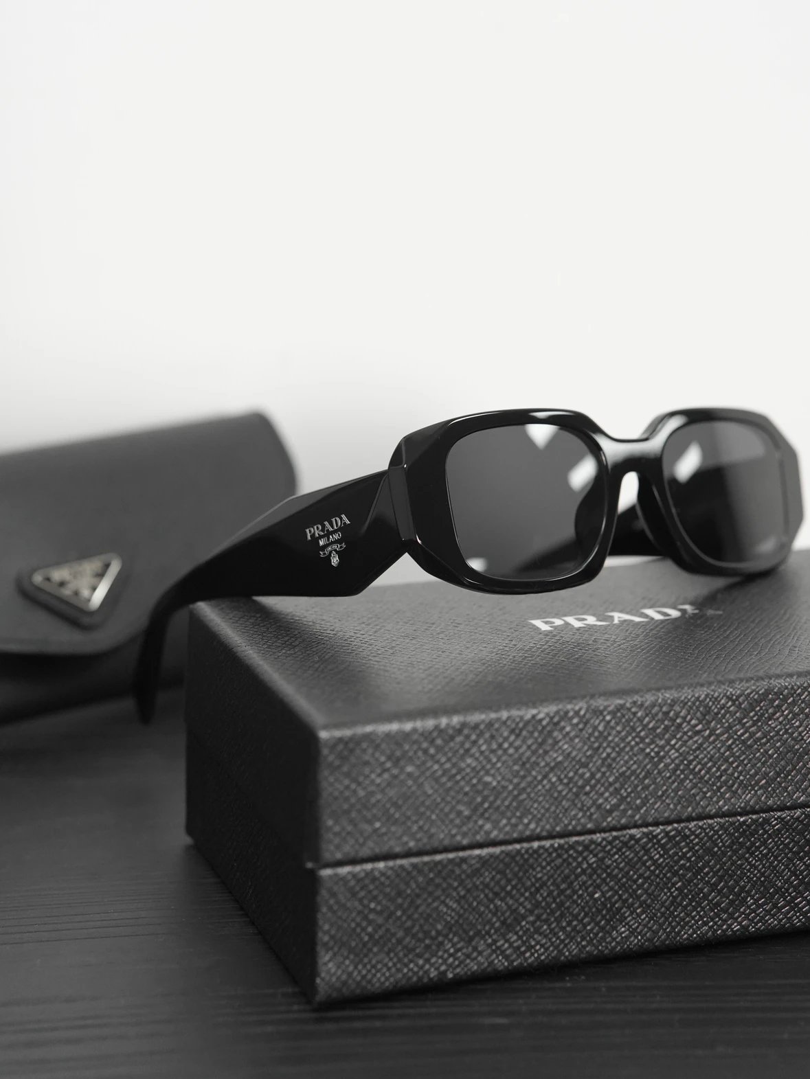 Item ID 8413 PRD solid geometry glasses - Fashionable street style star sunglasses,