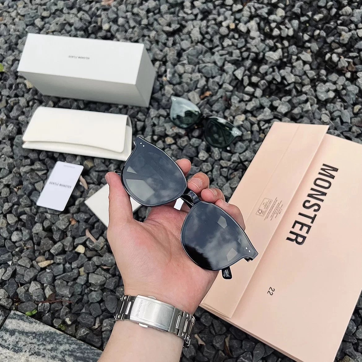 Item ID 8403 After 8 months _- Gentleman Monster Lang-01- Classic Sunglasses - Yell